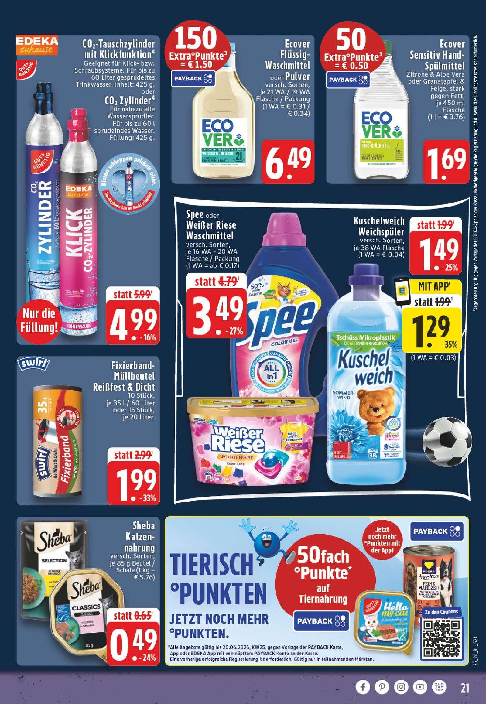 Edeka Prospekt ab Montag - Nordrhein - Westfalen Seite 21