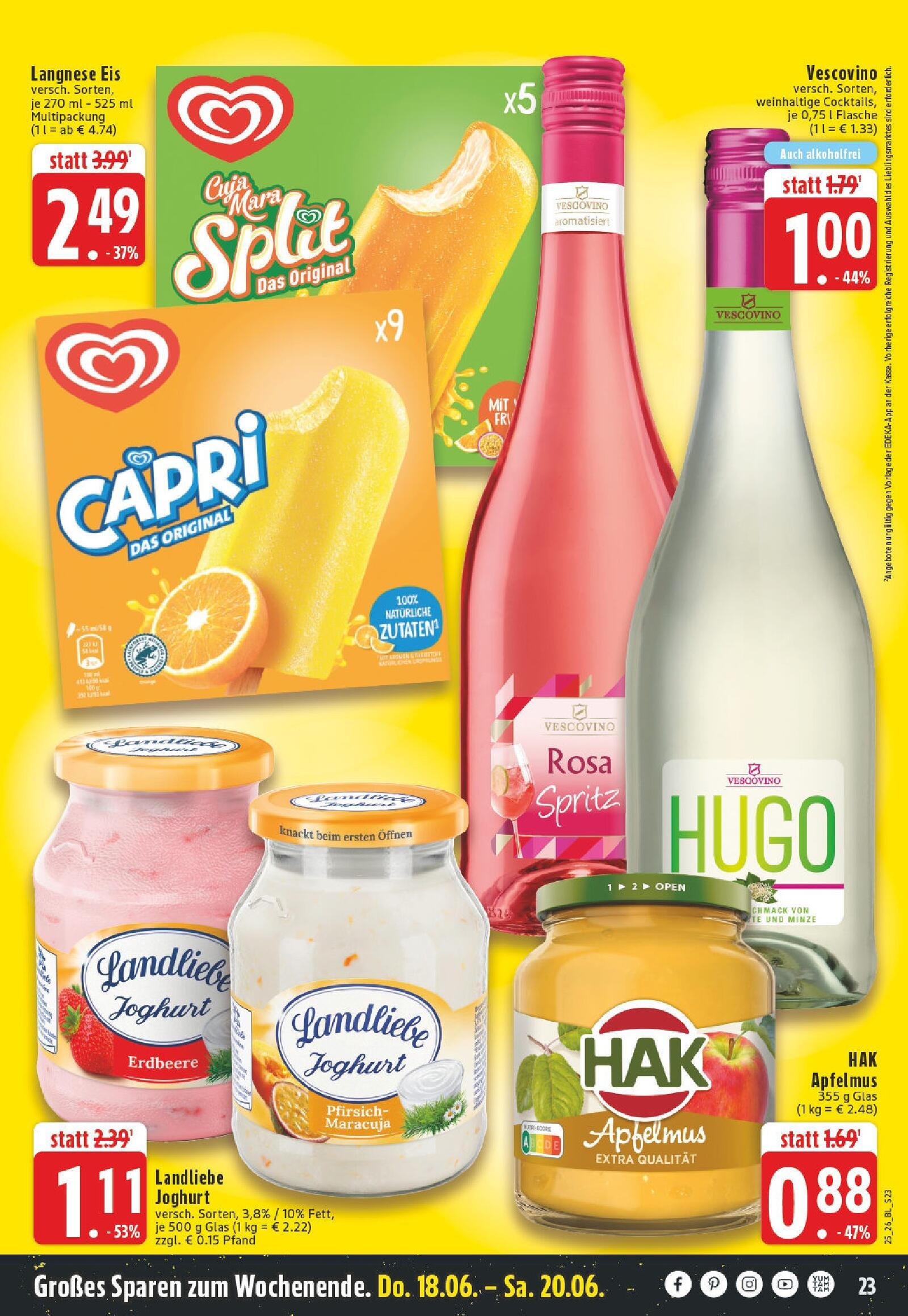 Edeka Prospekt ab Montag - Nordrhein - Westfalen Seite 23