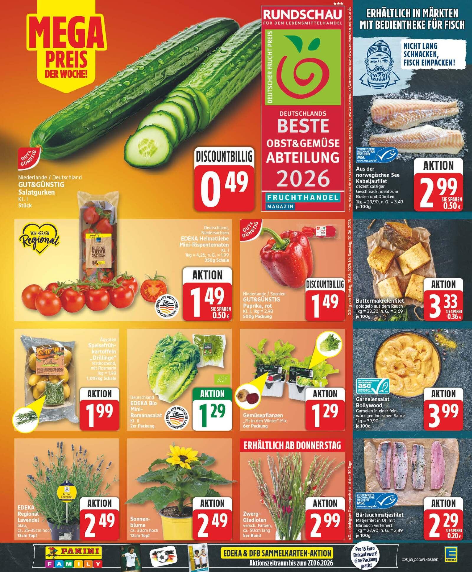 Edeka Prospekt ab Montag - Niedersachsen Seite 3
