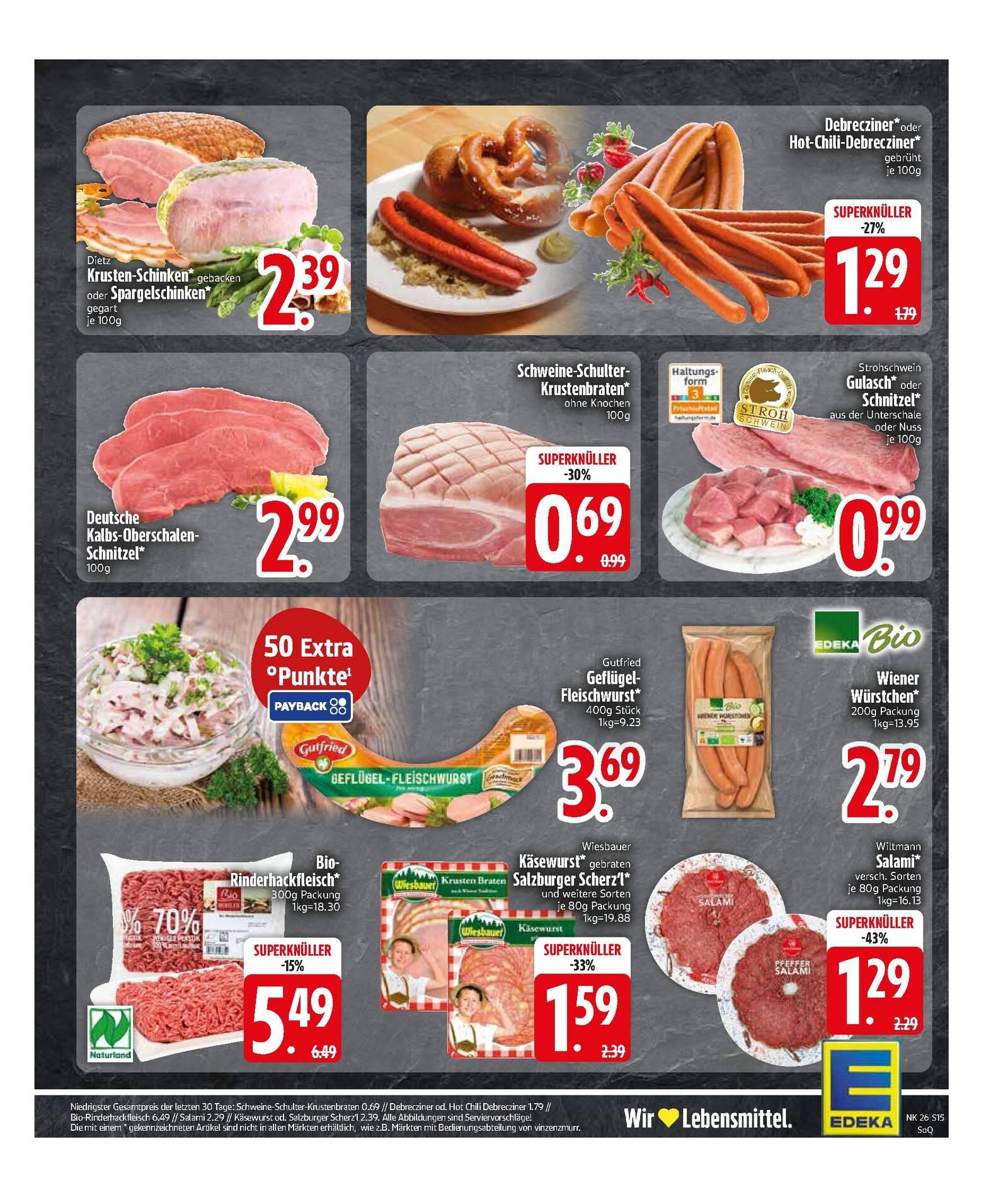Edeka Prospekt ab Montag - Bayern Süd Seite 19