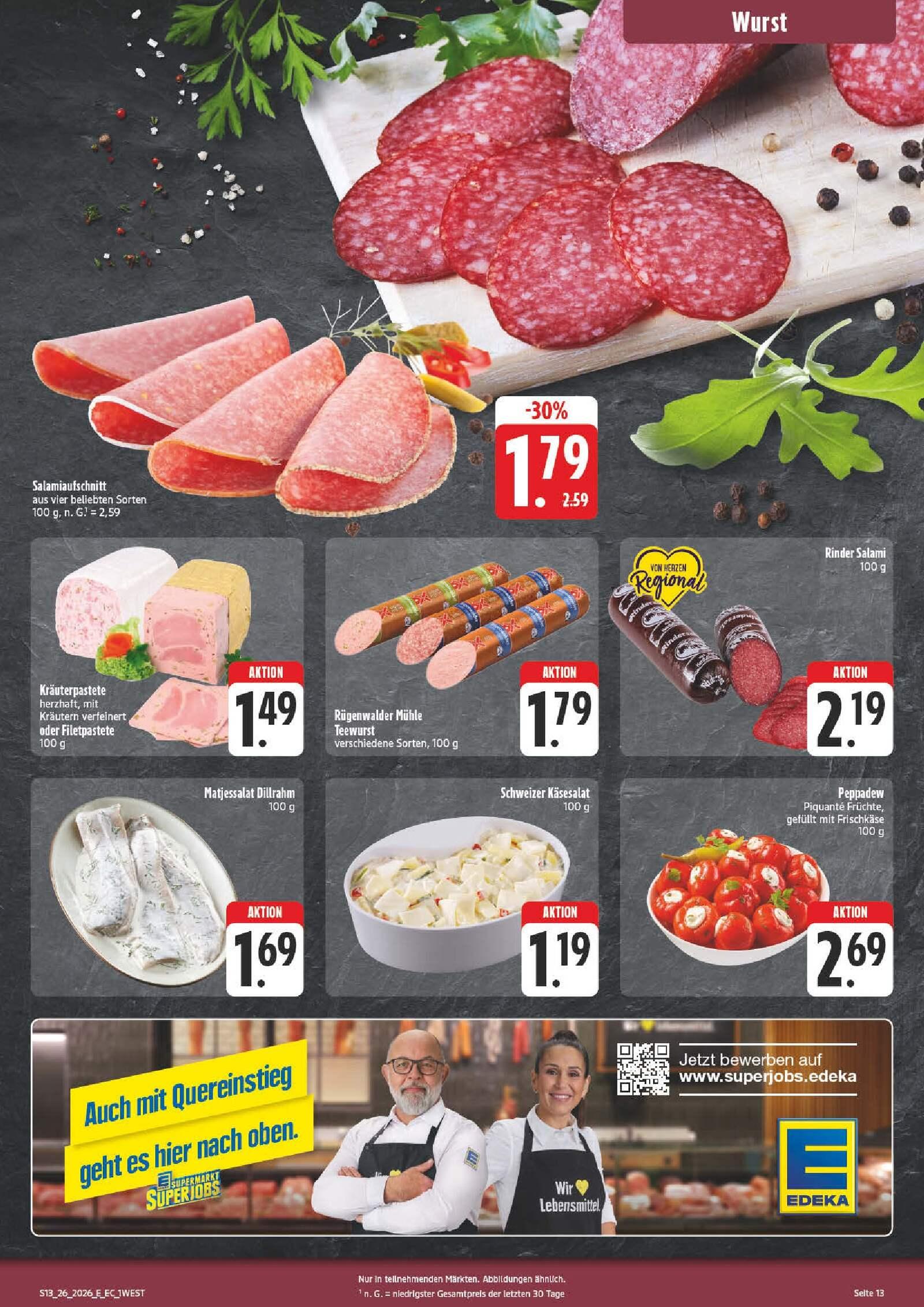 Edeka Prospekt ab Montag - Bayern Nord Seite 13