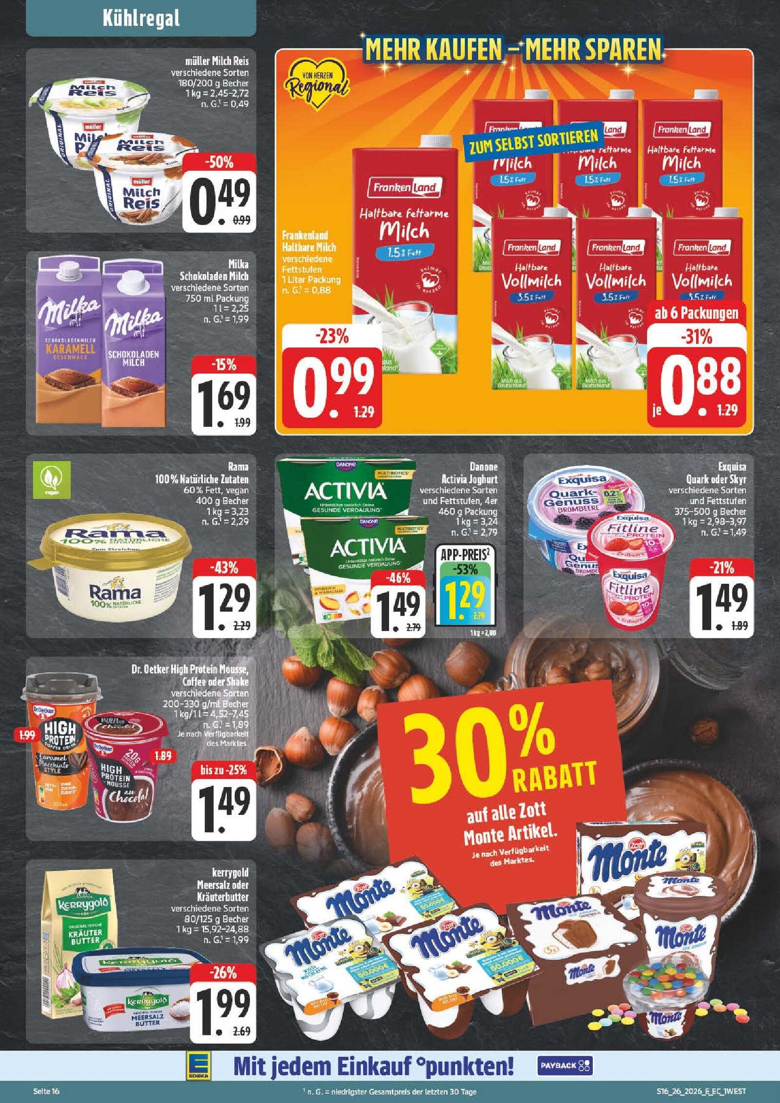 Edeka Prospekt ab Montag - Bayern Nord Seite 16