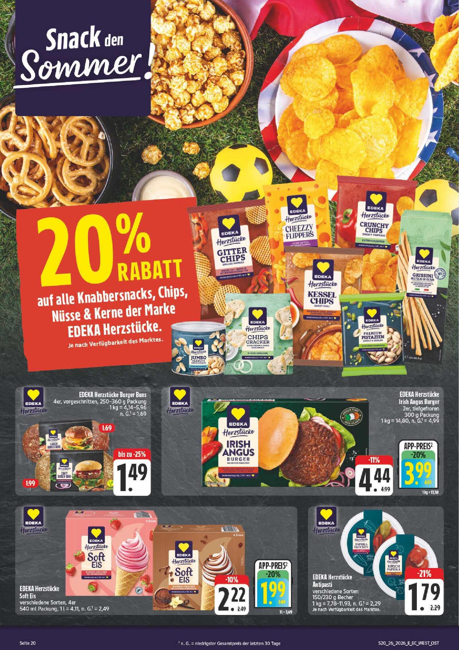 Edeka Prospekt ab Montag - Bayern Nord Seite 20