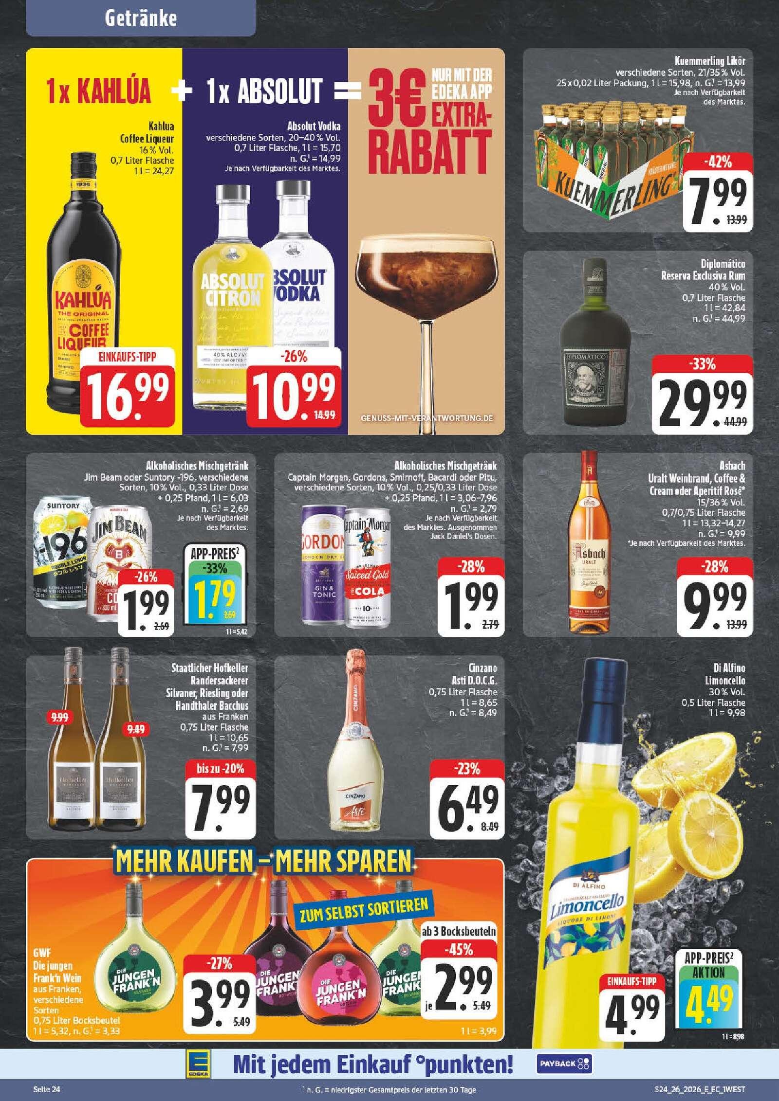 Edeka Prospekt ab Montag - Bayern Nord Seite 24