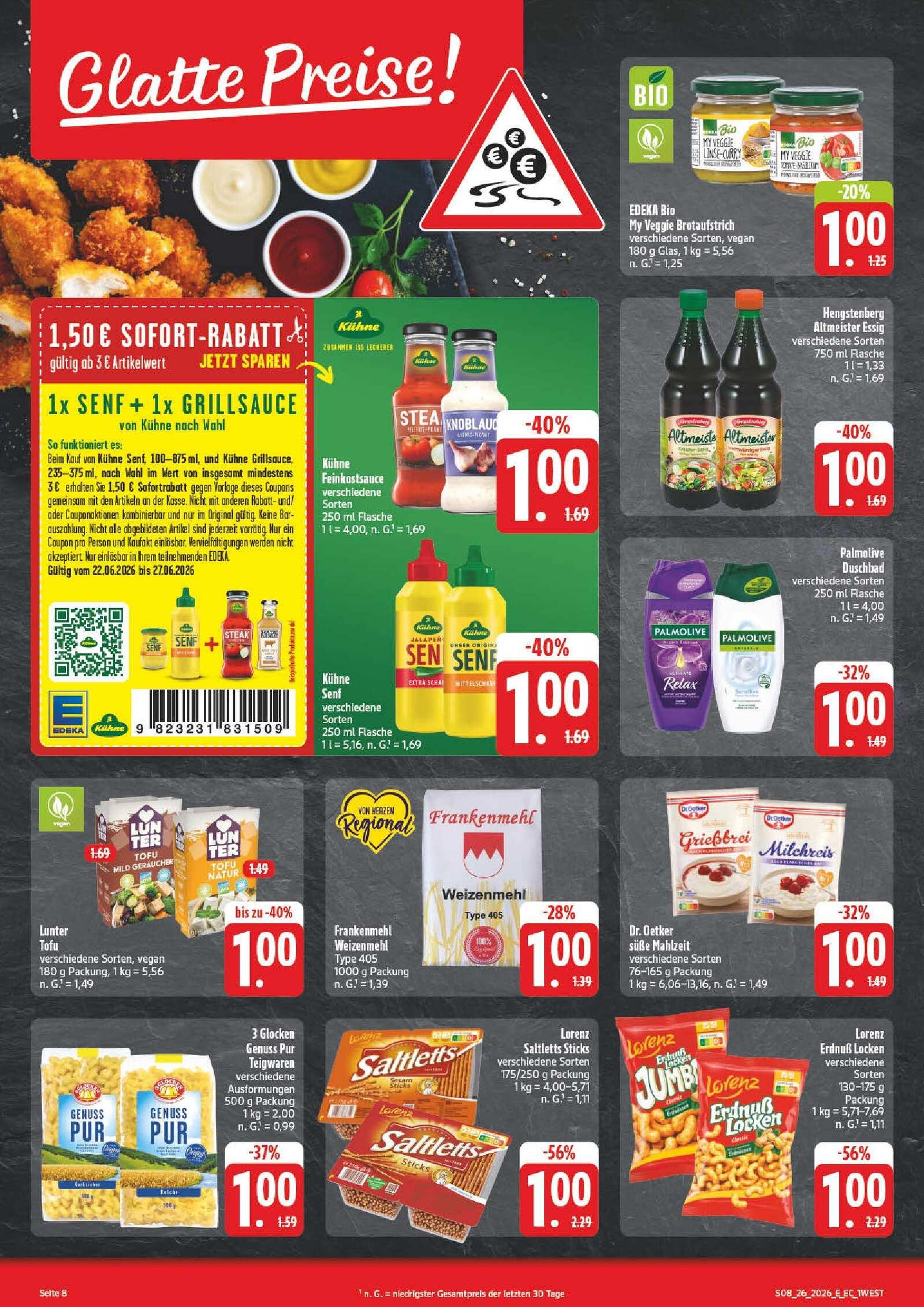 Edeka Prospekt ab Montag - Bayern Nord Seite 8