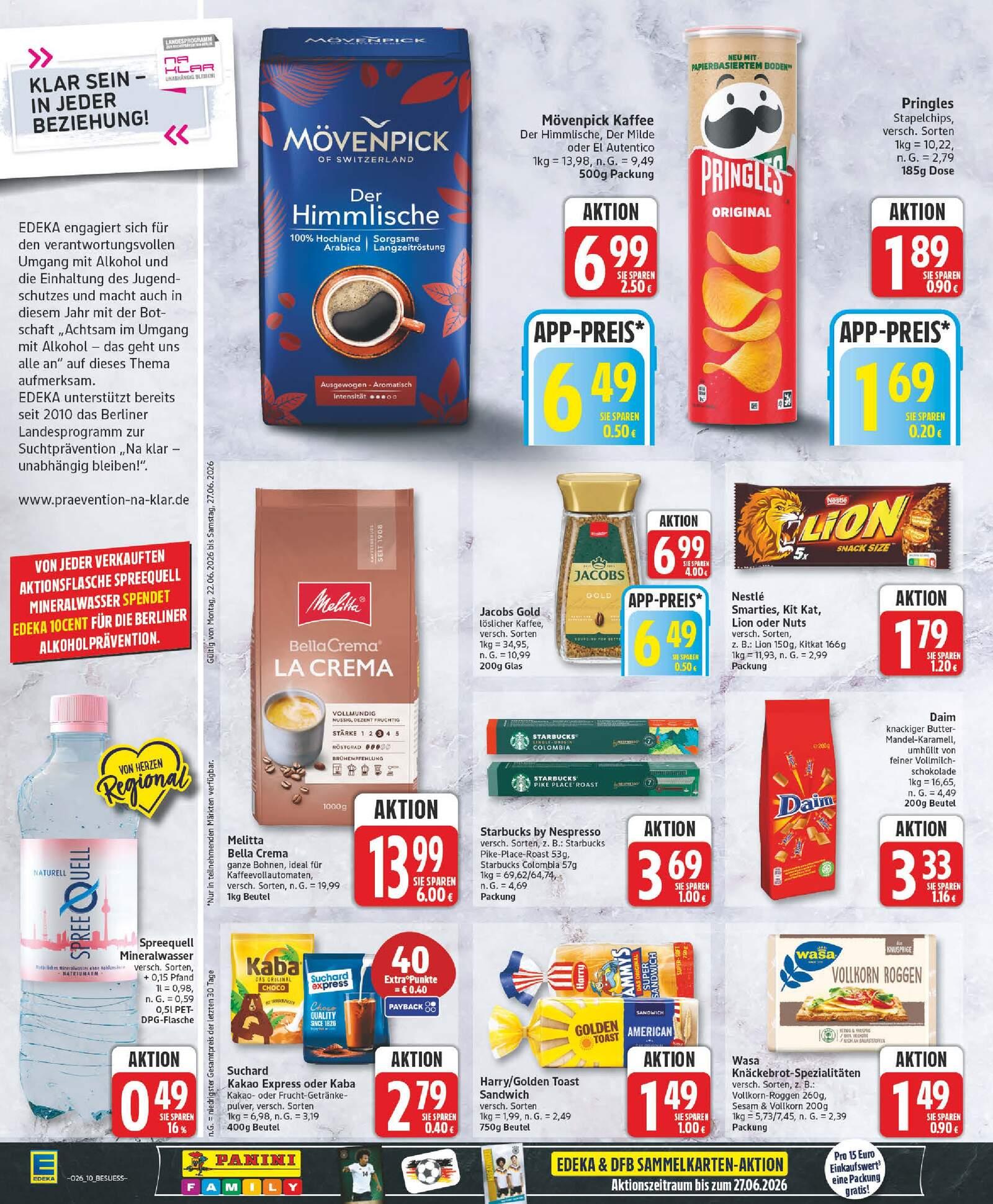 Edeka Prospekt ab Montag - Berlin Seite 10