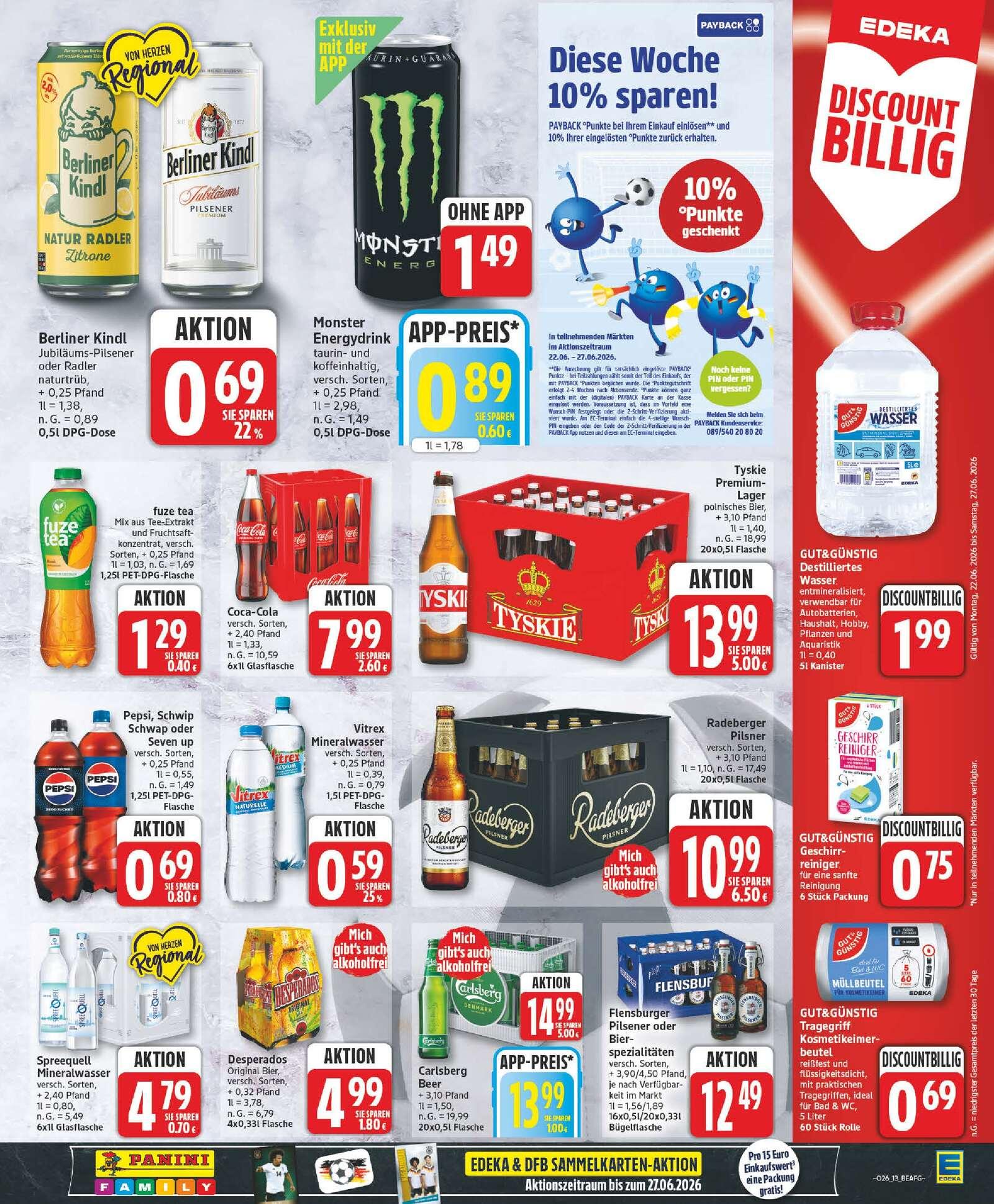 Edeka Prospekt ab Montag - Berlin Seite 13