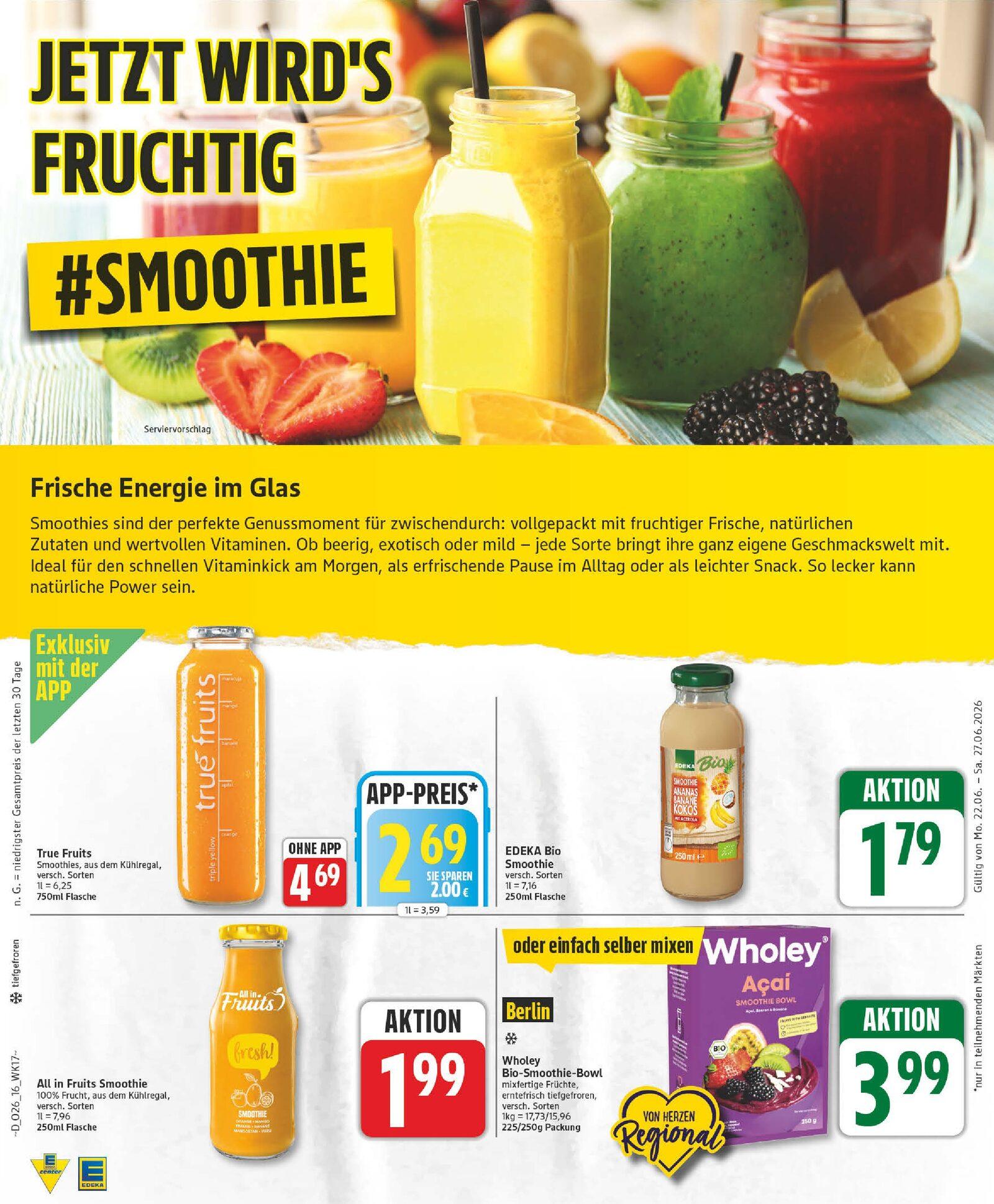 Edeka Prospekt ab Montag - Berlin Seite 16