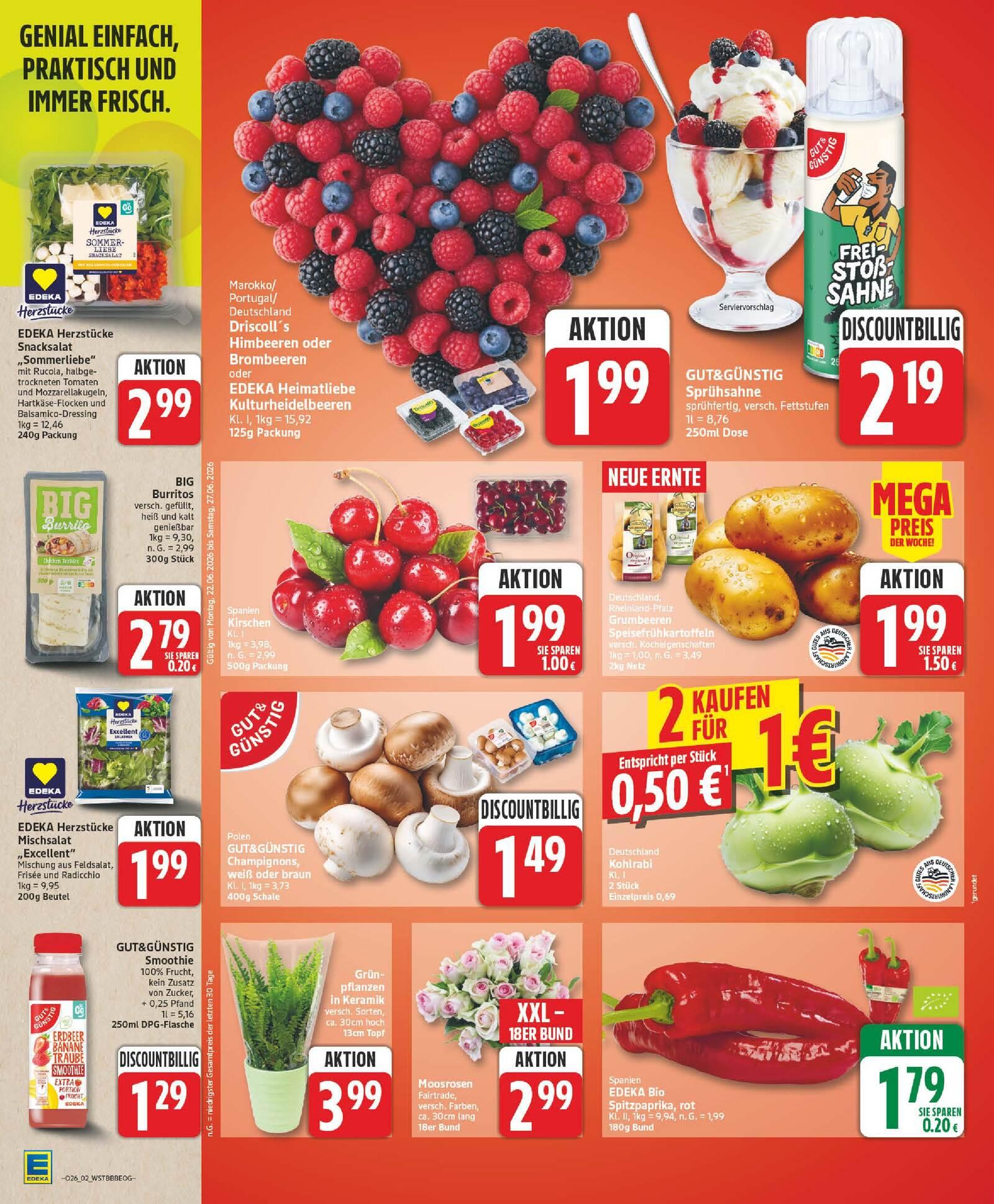 Edeka Prospekt ab Montag - Brandenburg Seite 2