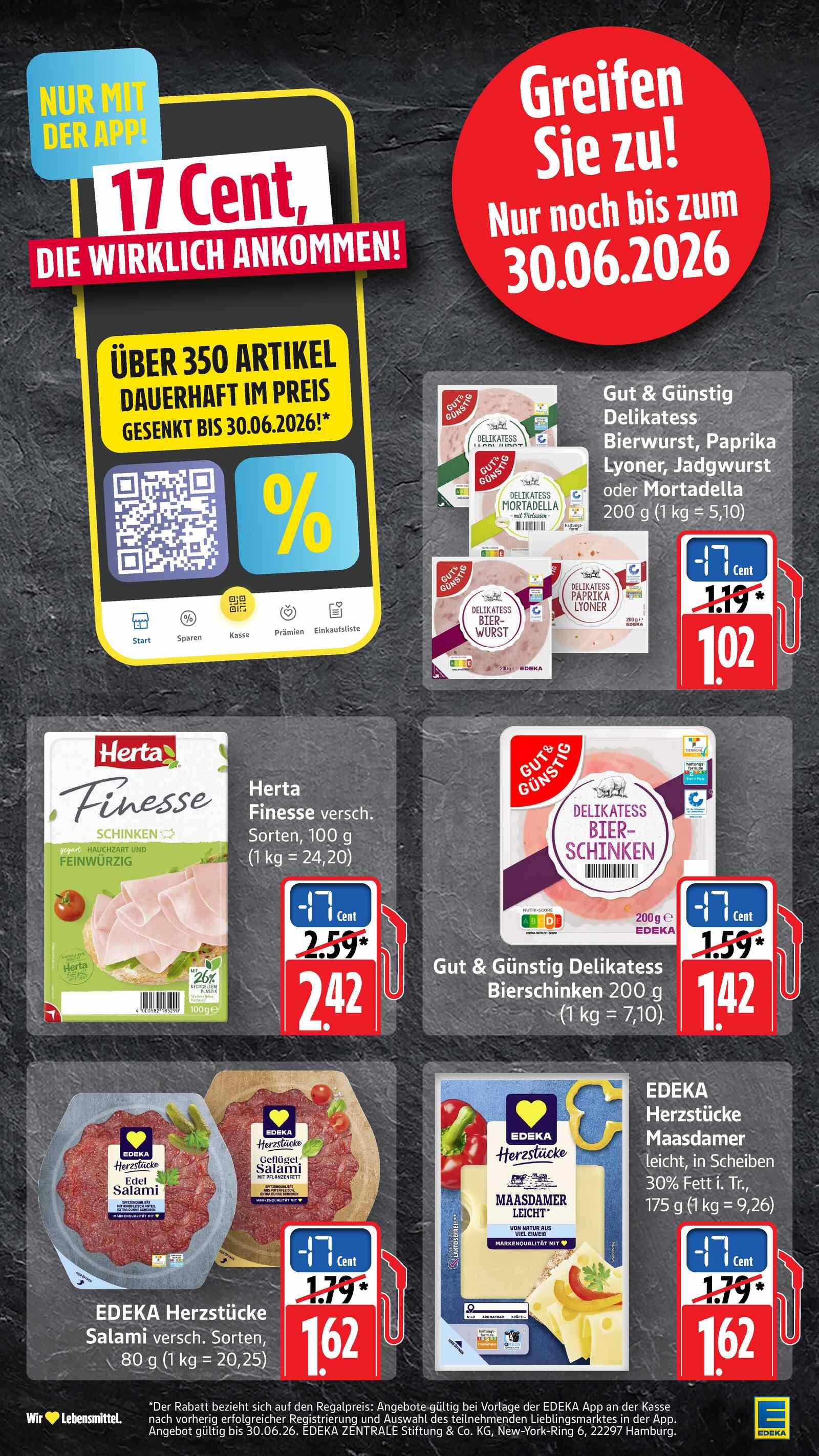 Edeka Prospekt ab Montag - Hessen Seite 40