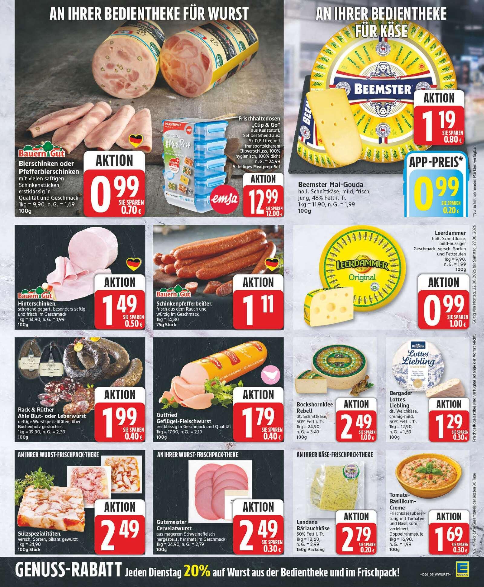 Edeka Prospekt ab Montag - Niedersachsen Seite 5