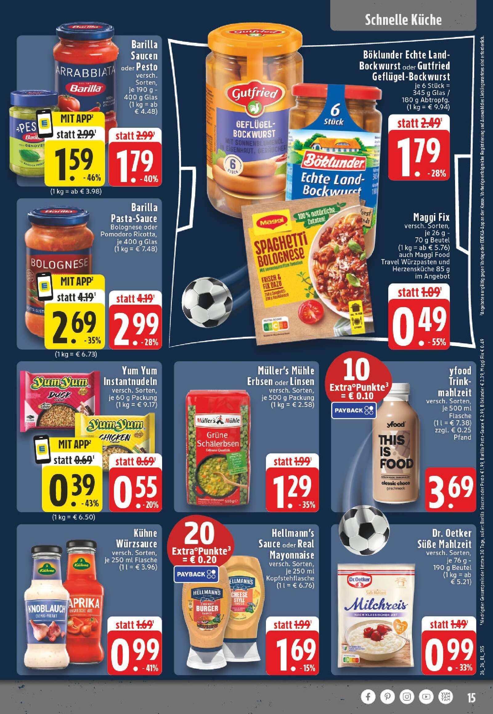 Edeka Prospekt ab Montag - Nordrhein - Westfalen Seite 15