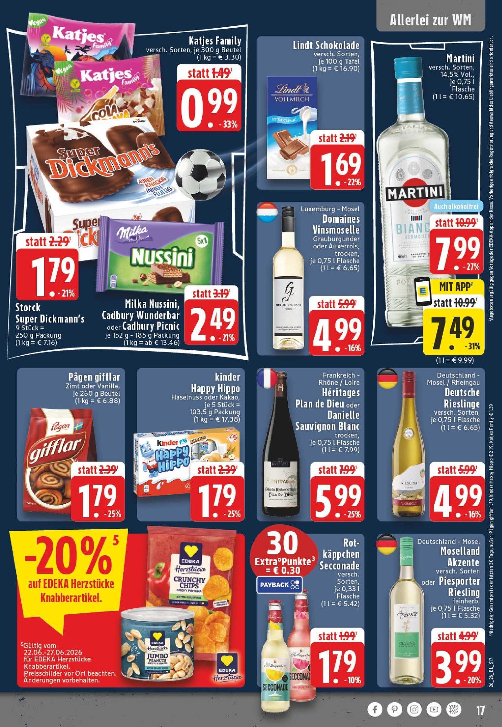 Edeka Prospekt ab Montag - Nordrhein - Westfalen Seite 17