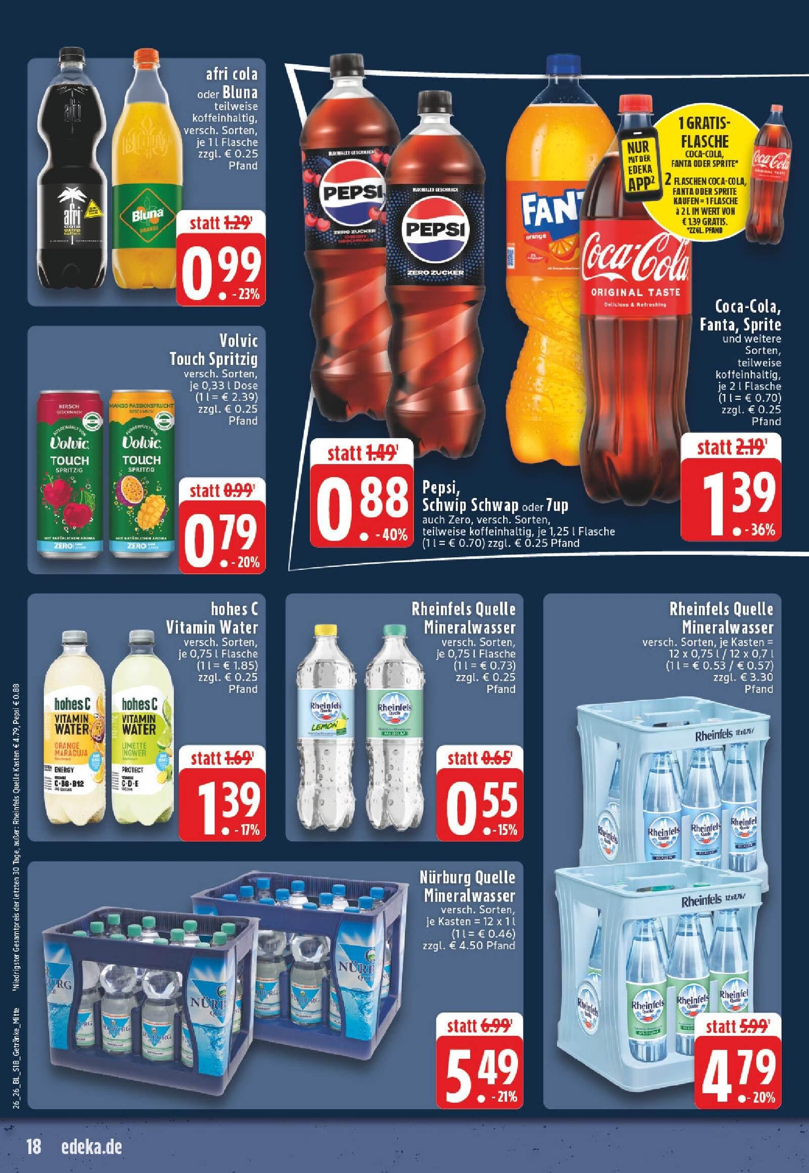 Edeka Prospekt ab Montag - Nordrhein - Westfalen Seite 18