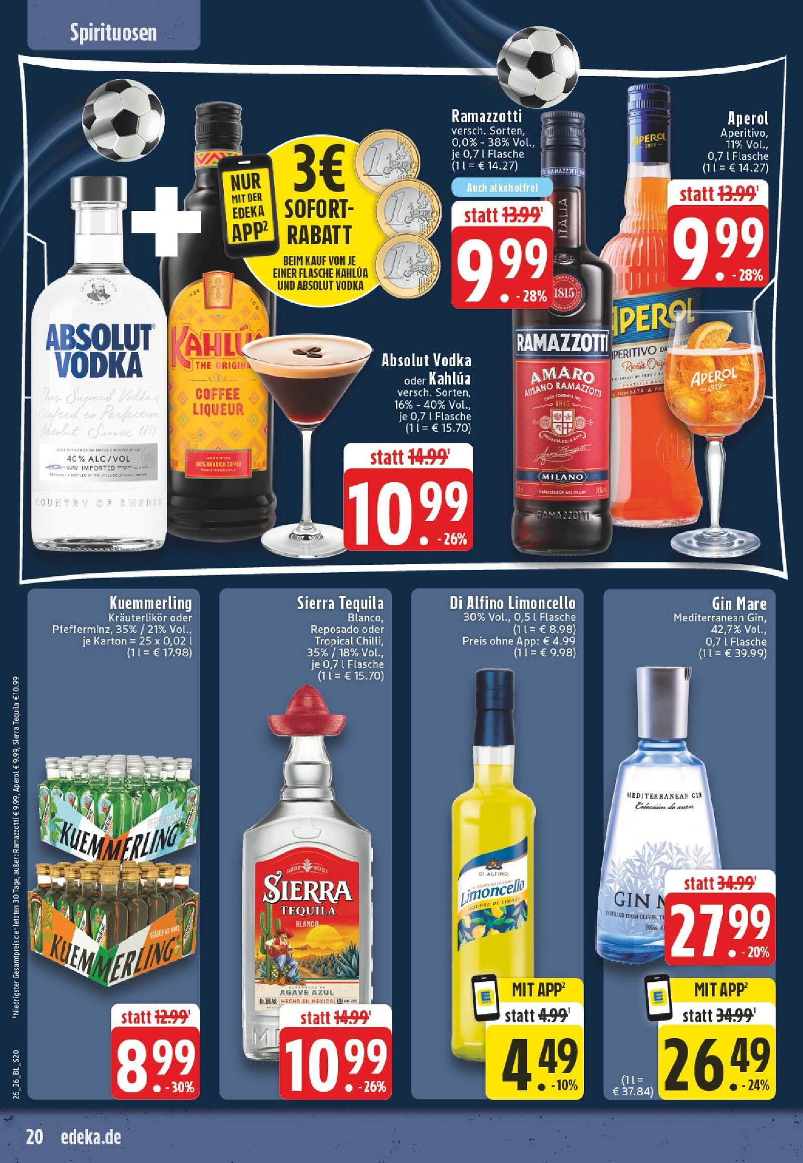 Edeka Prospekt ab Montag - Nordrhein - Westfalen Seite 20