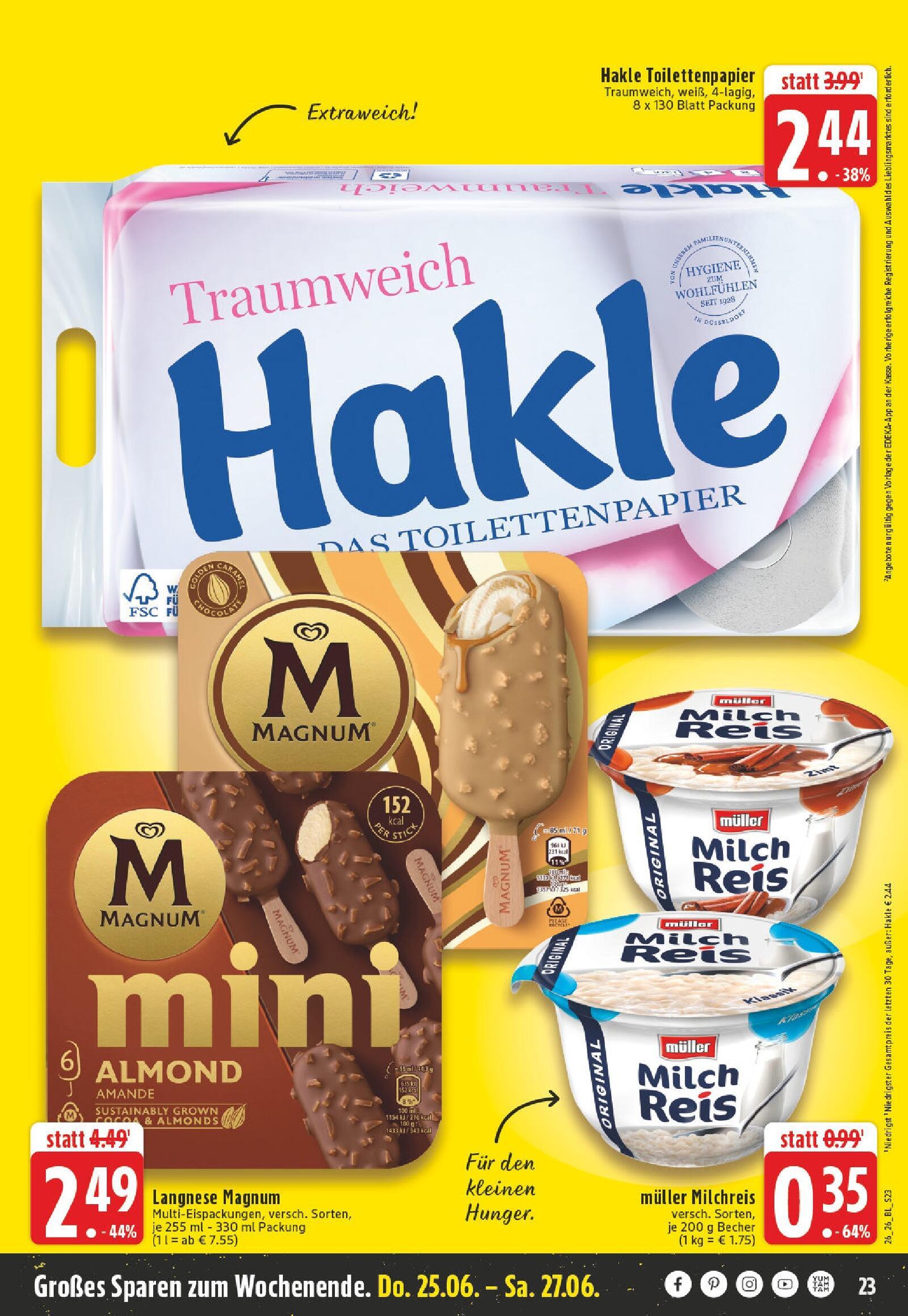 Edeka Prospekt ab Montag - Nordrhein - Westfalen Seite 23