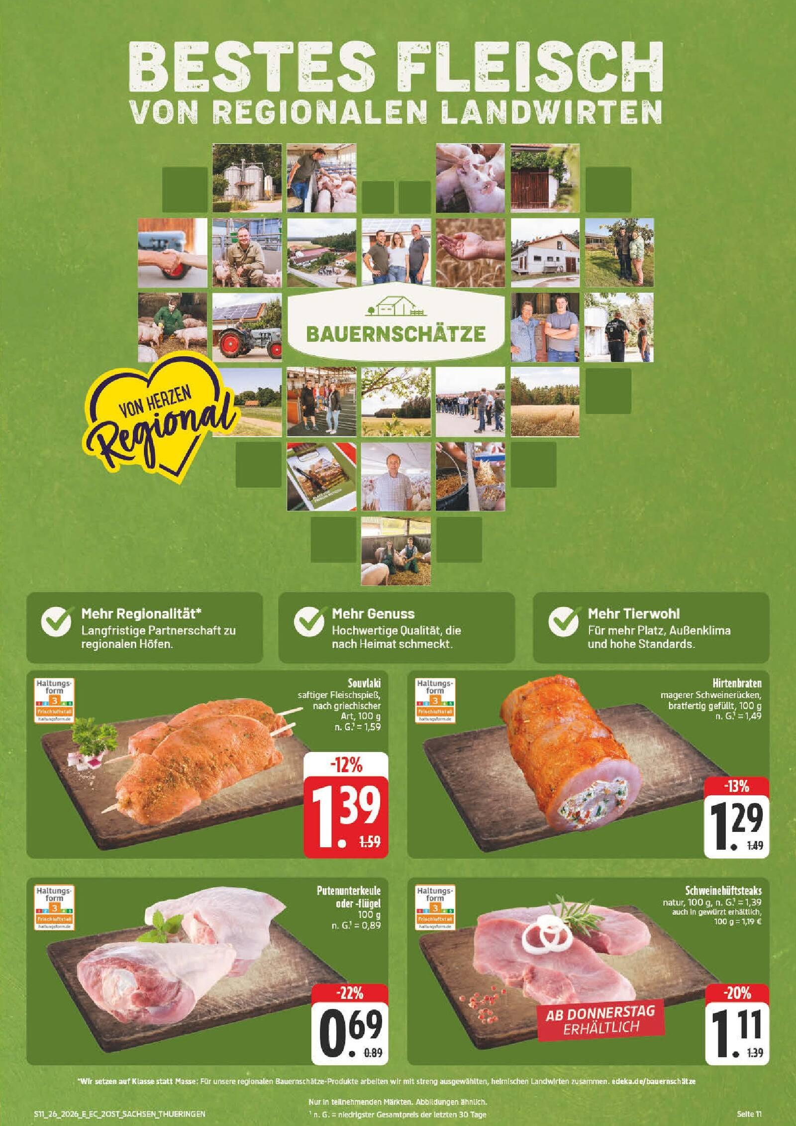 Edeka Prospekt ab Montag - Sachsen Seite 13