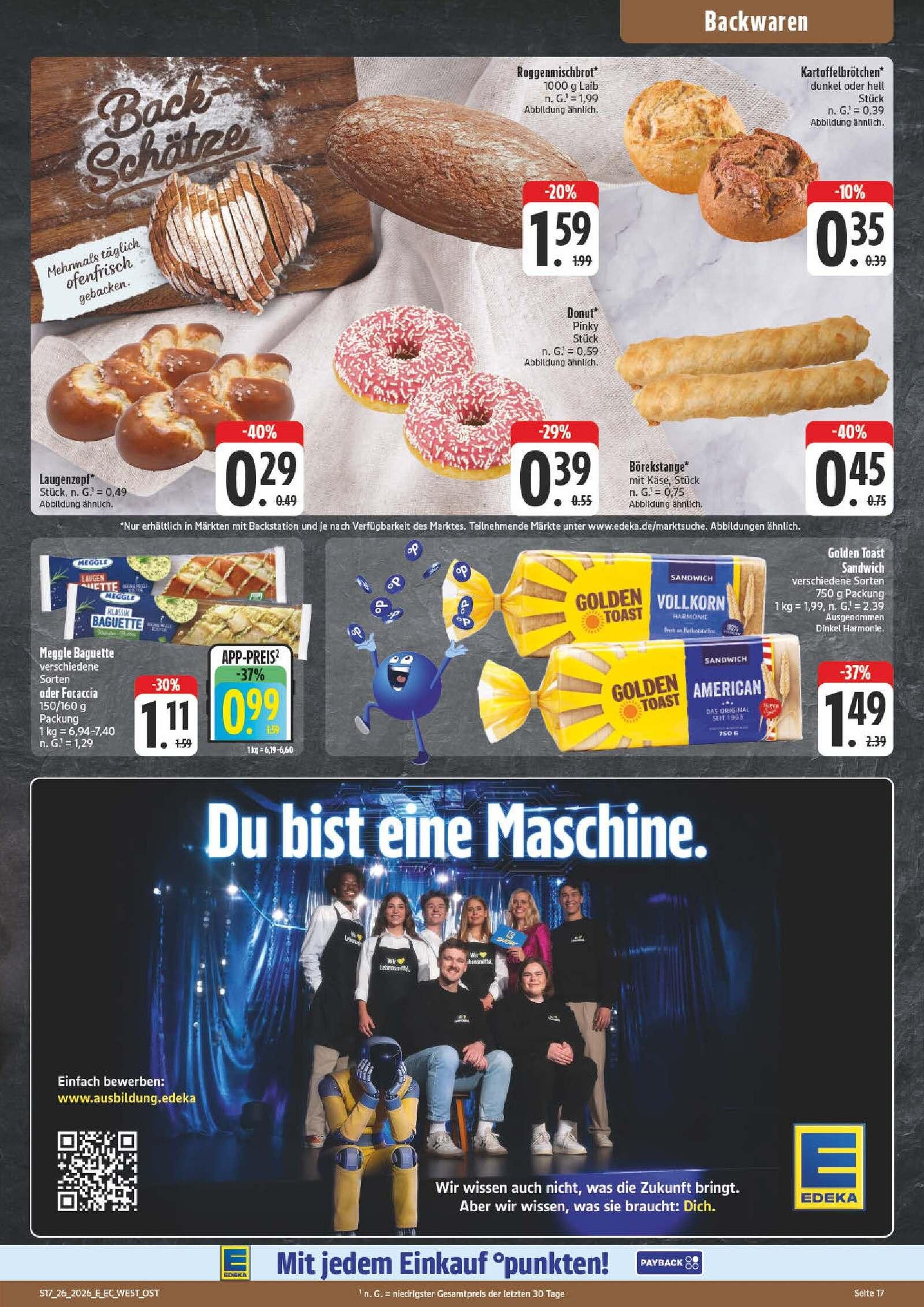 Edeka Prospekt ab Montag - Sachsen Seite 19