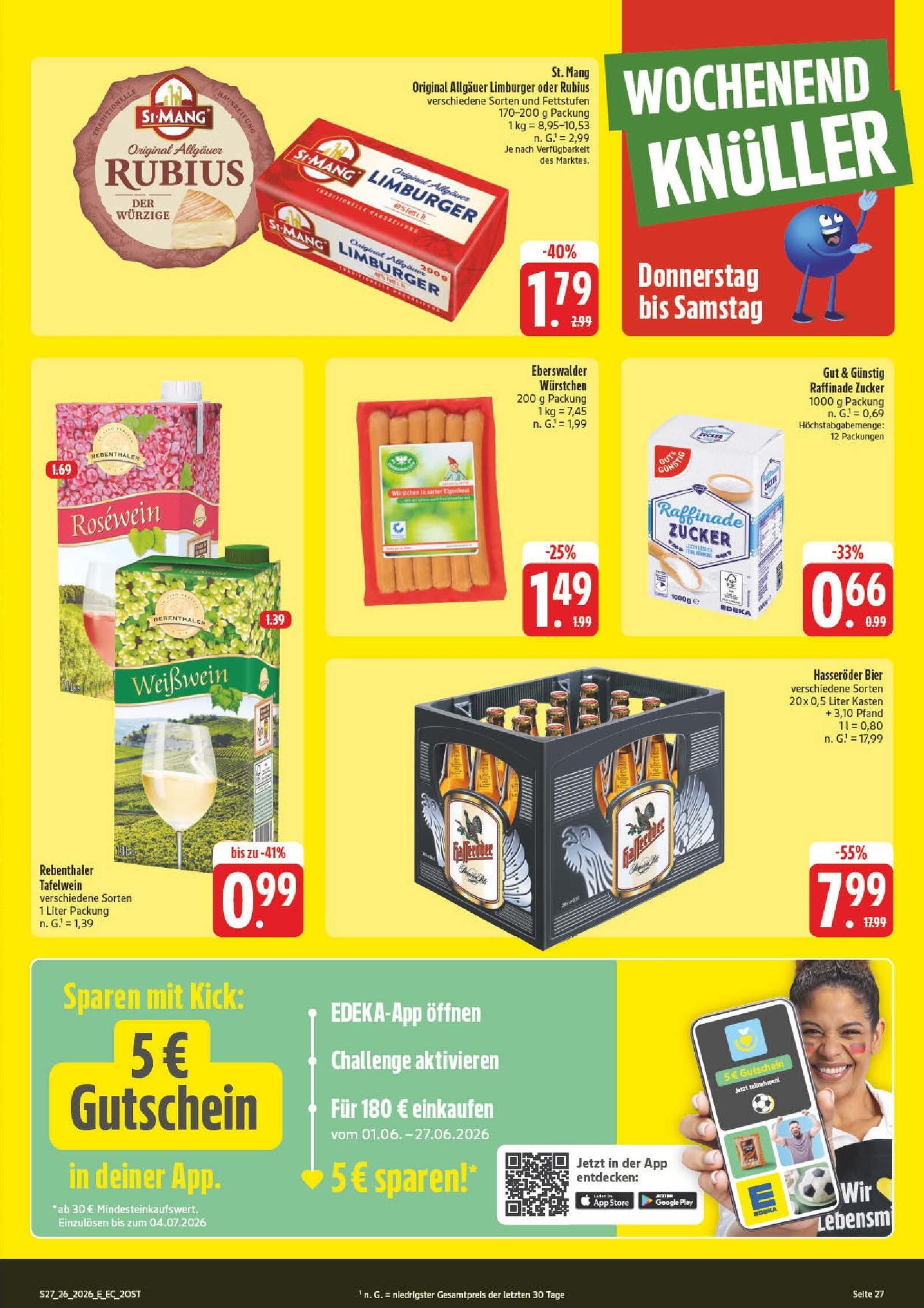Edeka Prospekt ab Montag - Sachsen Seite 29