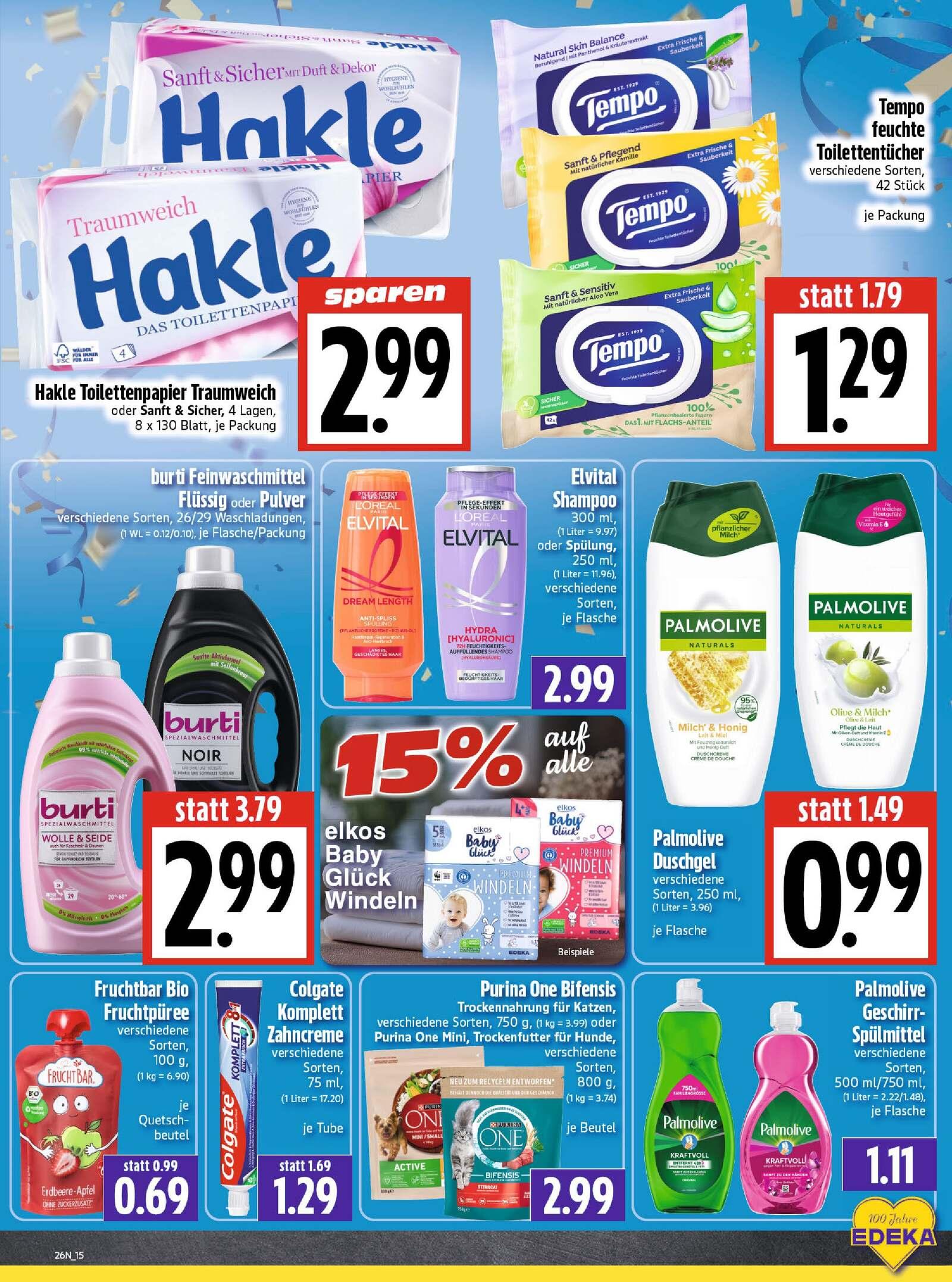 Edeka Prospekt ab Montag - Thüringen Seite 15
