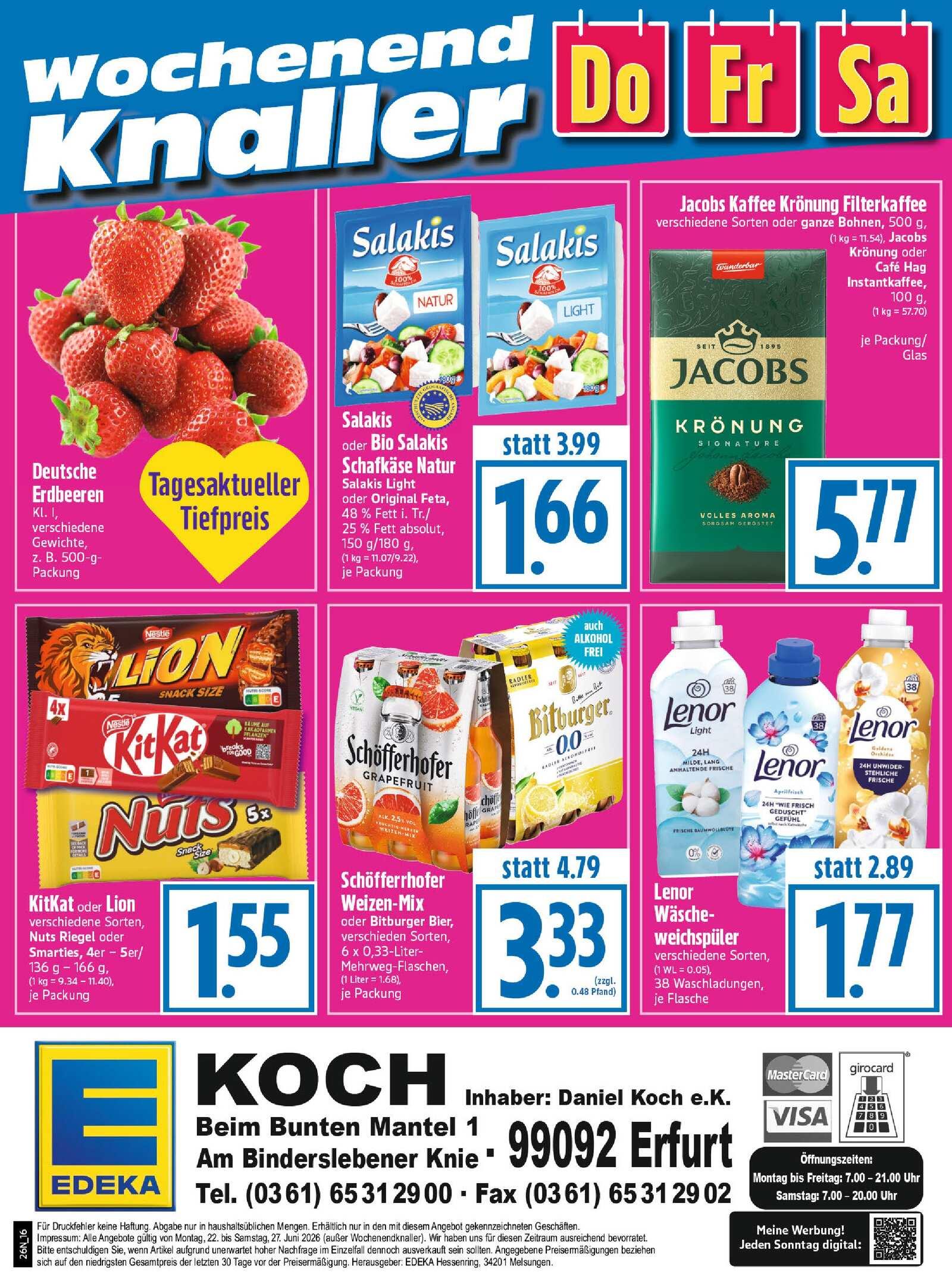 Edeka Prospekt ab Montag - Thüringen Seite 16