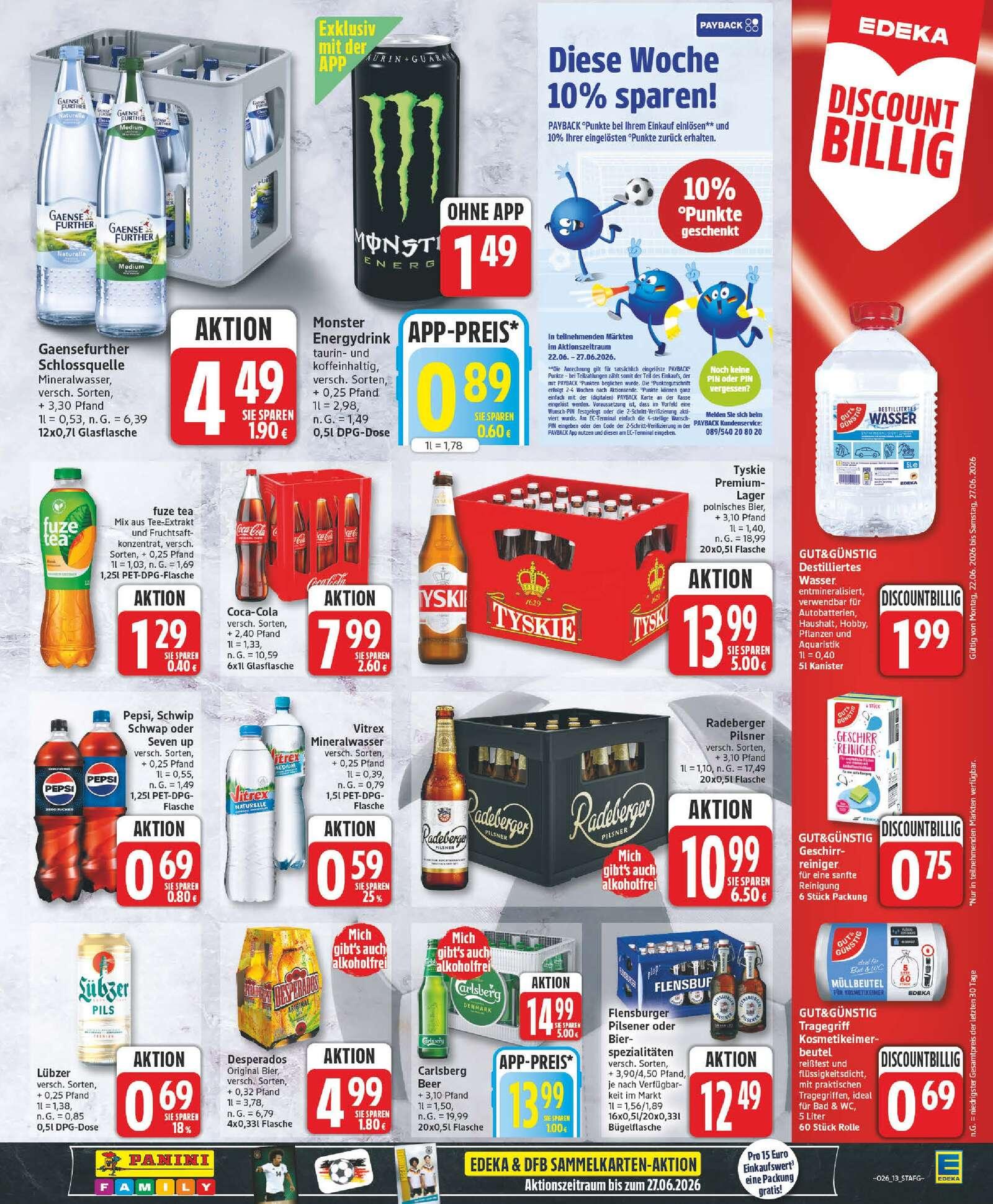 Edeka Prospekt ab Montag - Sachsen-Anhalt Seite 13