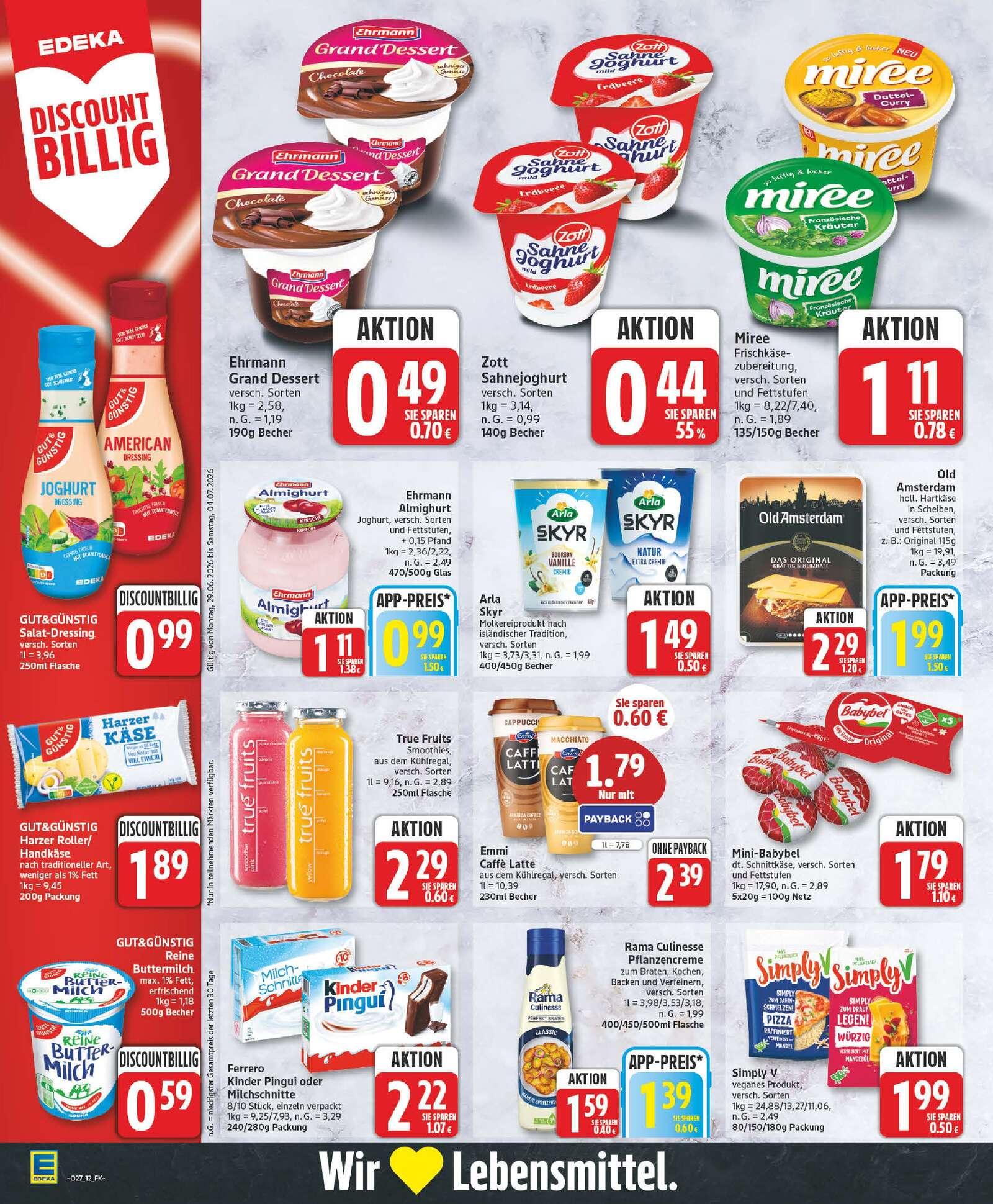 Edeka Prospekt ab Montag - Niedersachsen Seite 12