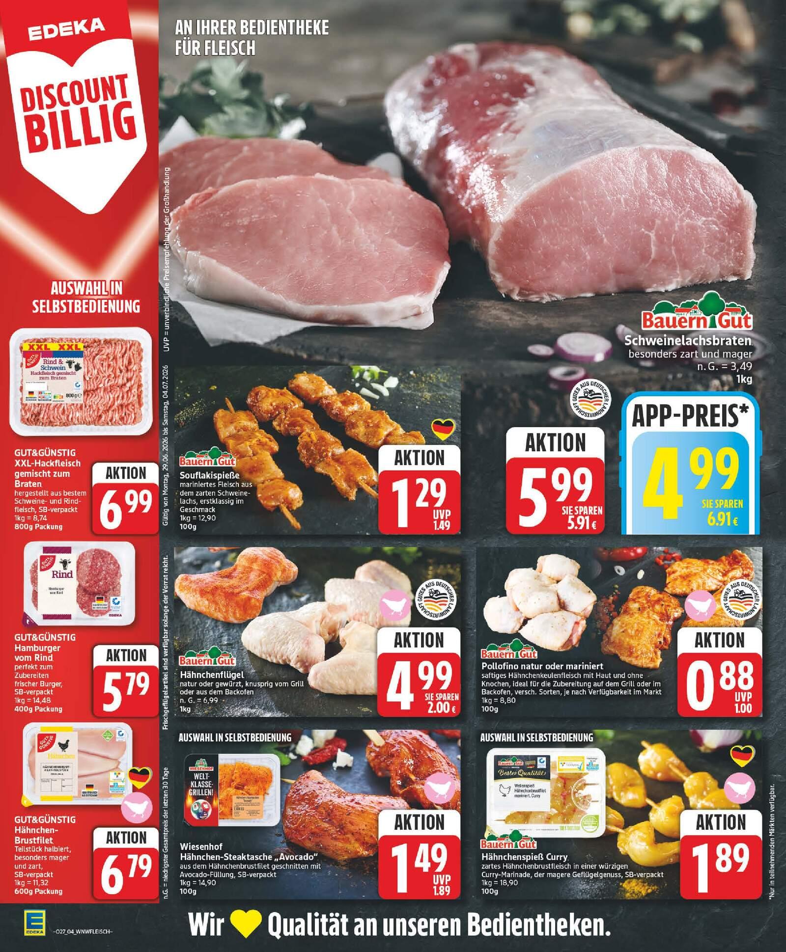 Edeka Prospekt ab Montag - Niedersachsen Seite 4