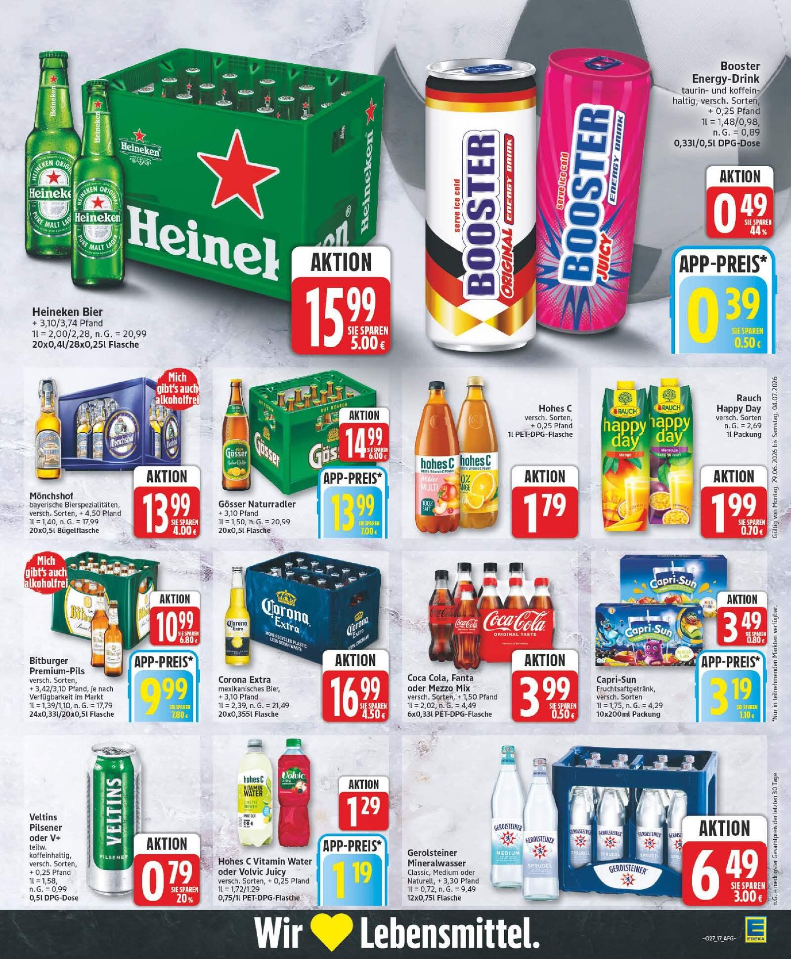 Edeka Prospekt ab Montag - Brandenburg Seite 17