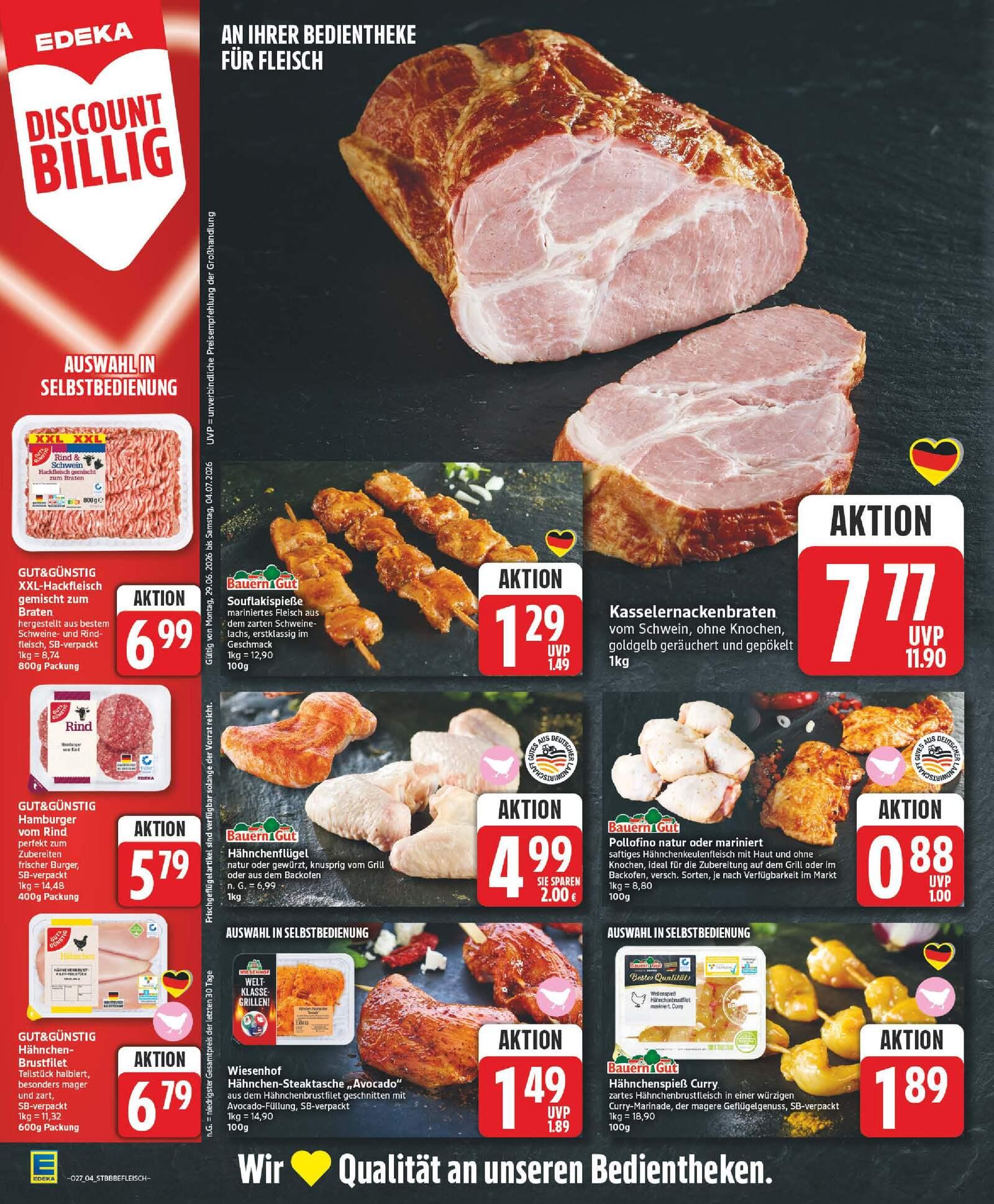 Edeka Prospekt ab Montag - Brandenburg Seite 4