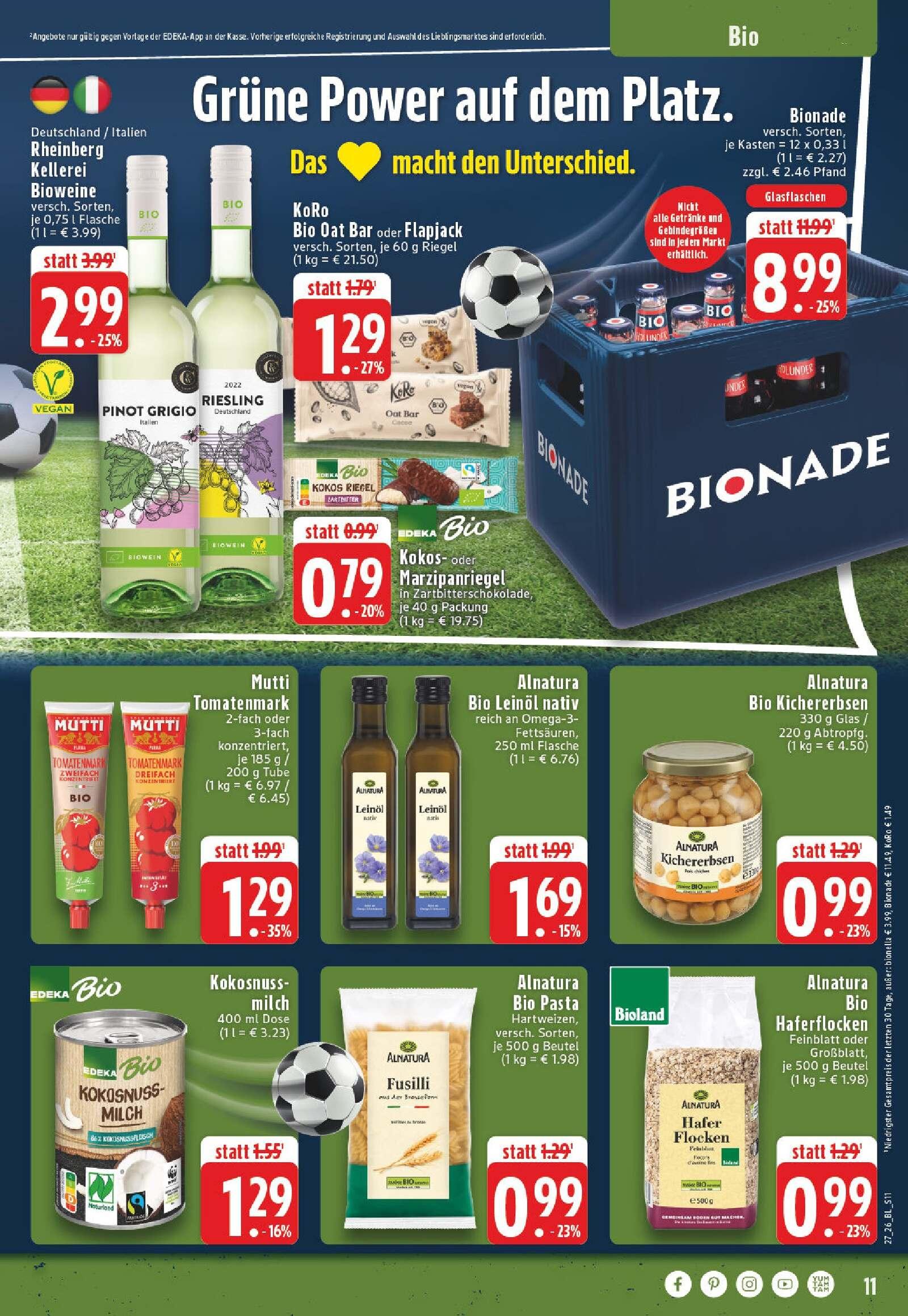Edeka Prospekt ab Montag - Nordrhein - Westfalen Seite 11