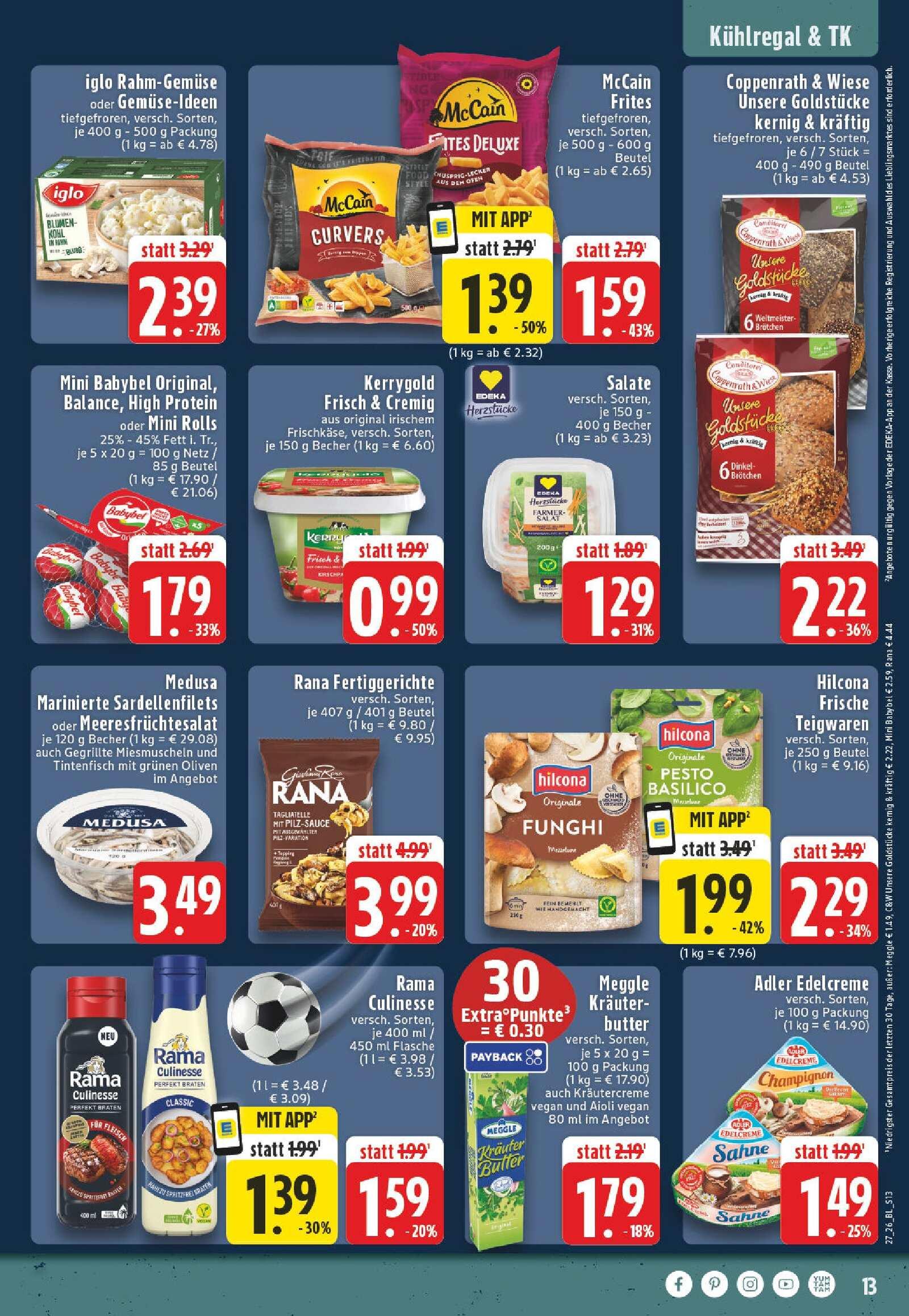 Edeka Prospekt ab Montag - Nordrhein - Westfalen Seite 13