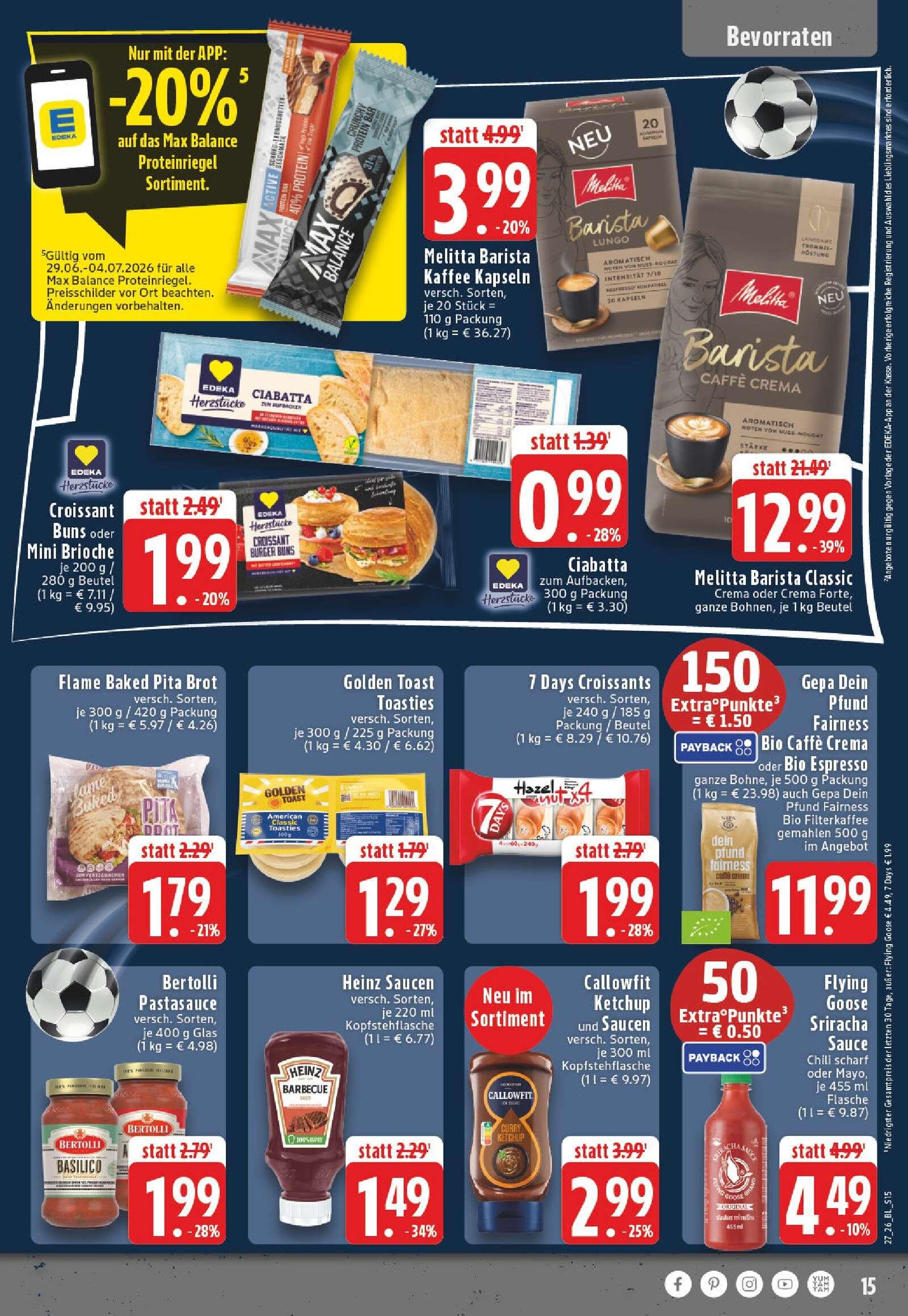 Edeka Prospekt ab Montag - Nordrhein - Westfalen Seite 15