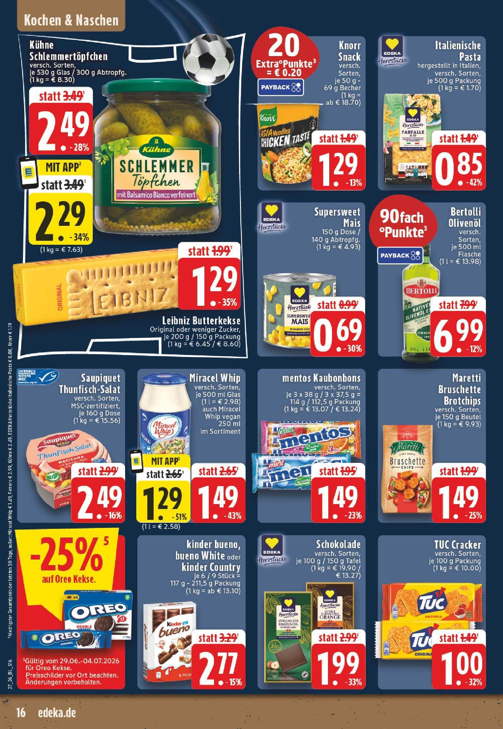 Edeka Prospekt ab Montag - Nordrhein - Westfalen Seite 16