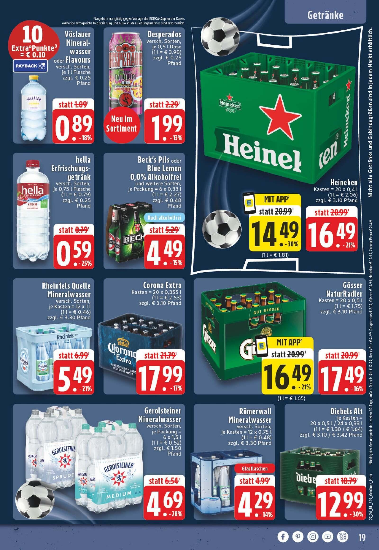 Edeka Prospekt ab Montag - Nordrhein - Westfalen Seite 19