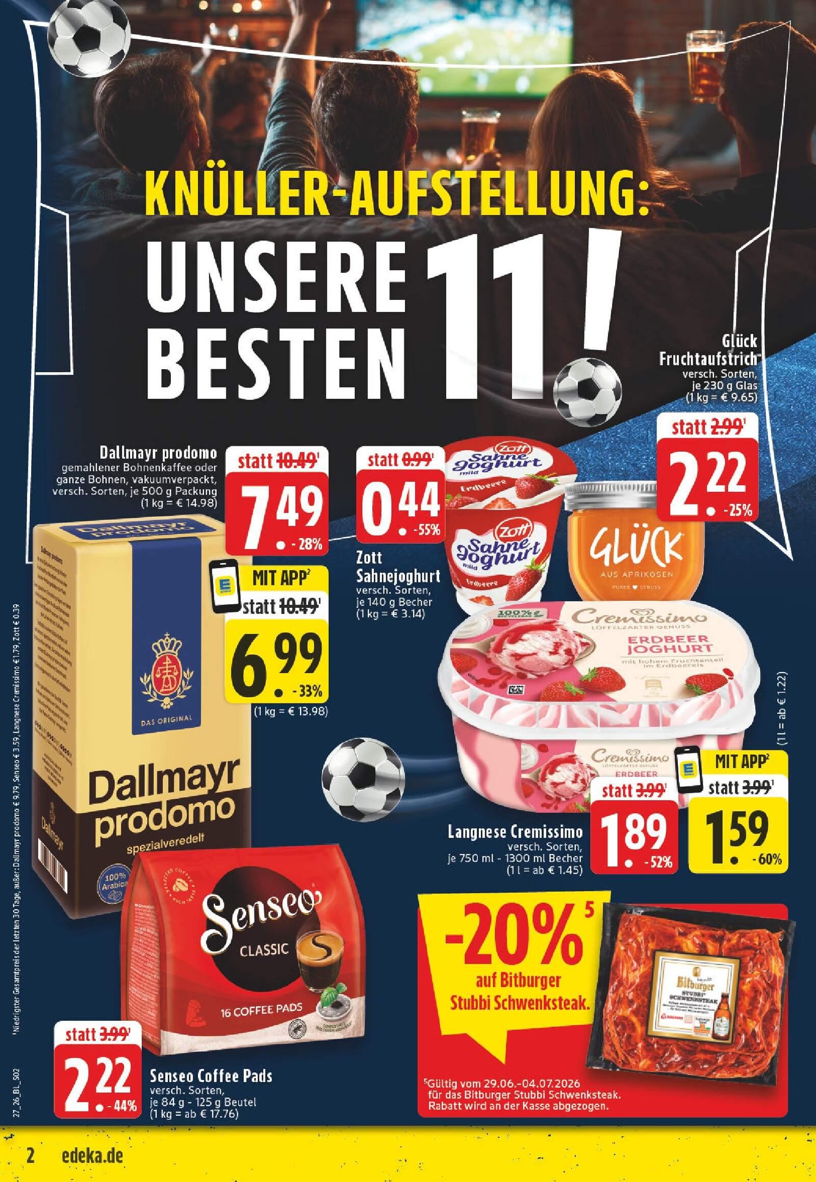 Edeka Prospekt ab Montag - Nordrhein - Westfalen Seite 2