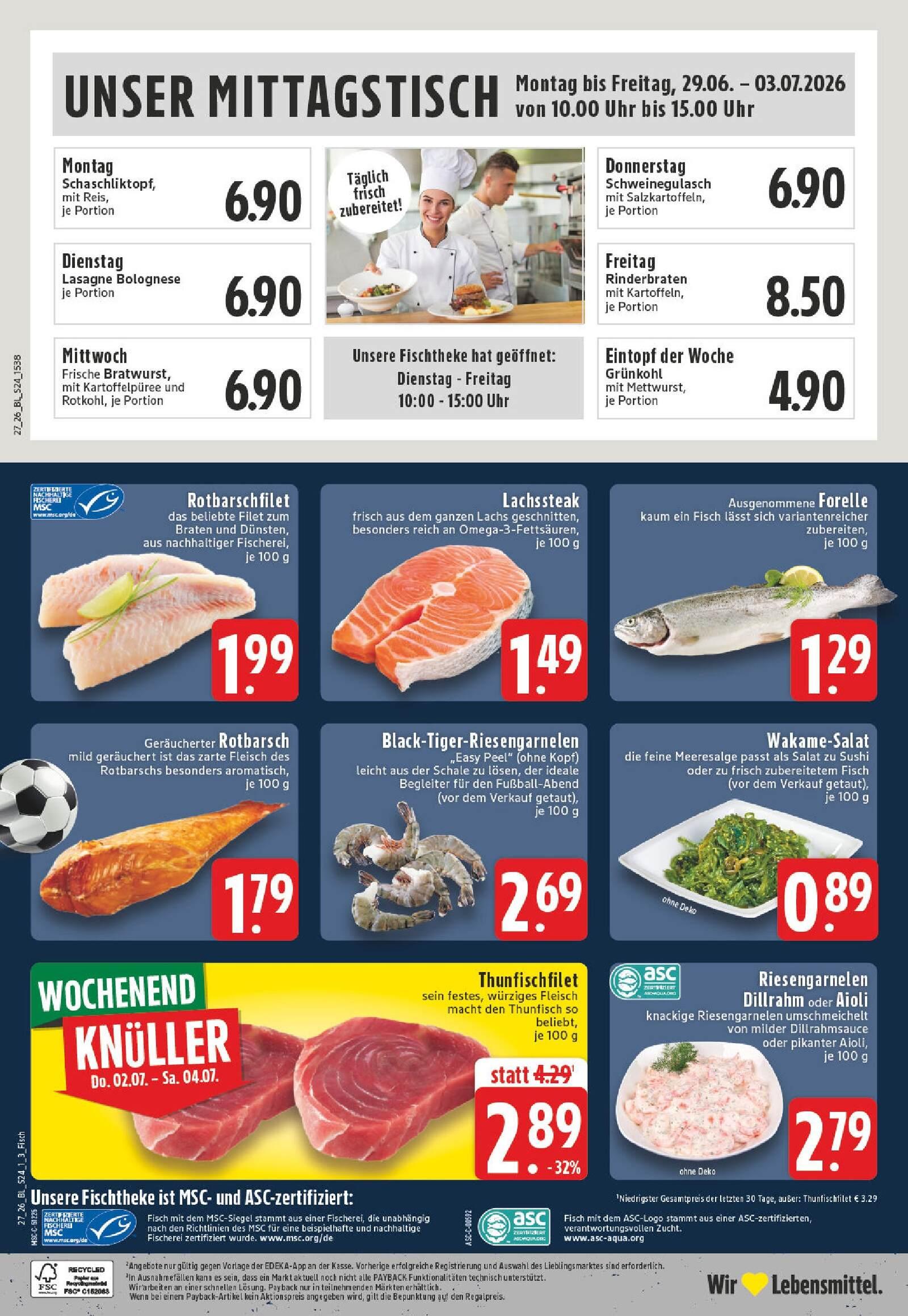 Edeka Prospekt ab Montag - Nordrhein - Westfalen Seite 24