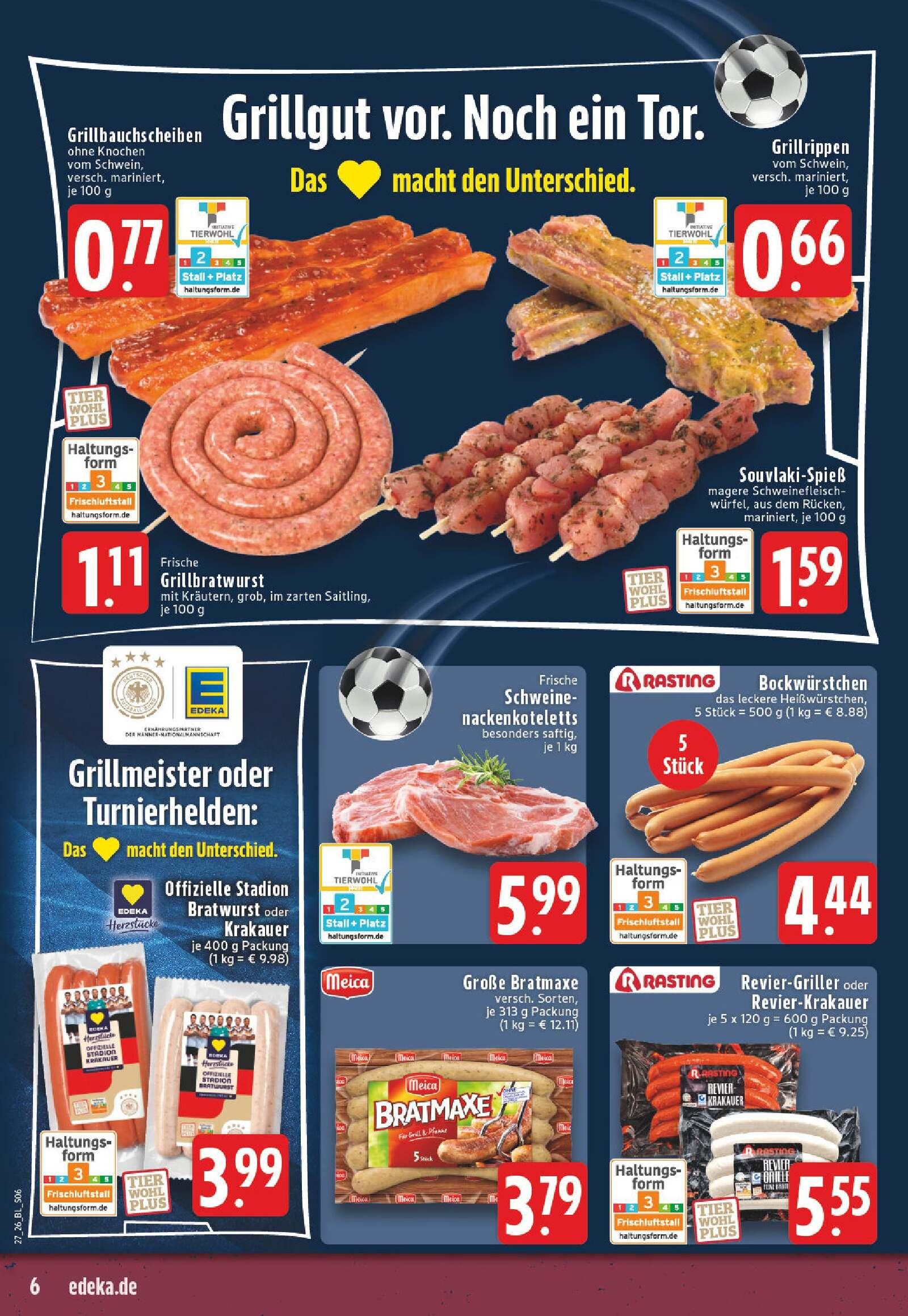 Edeka Prospekt ab Montag - Nordrhein - Westfalen Seite 6