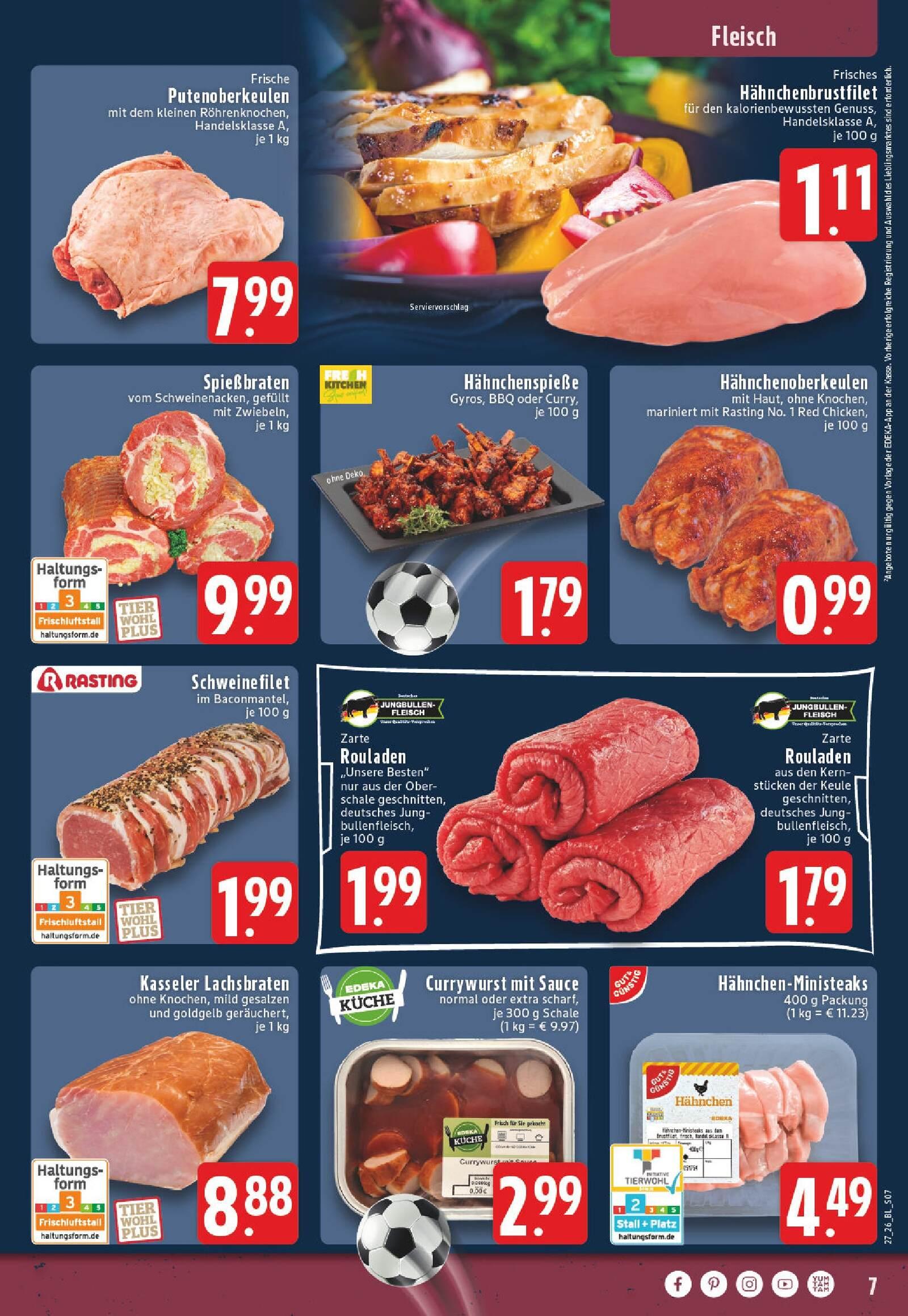 Edeka Prospekt ab Montag - Nordrhein - Westfalen Seite 7