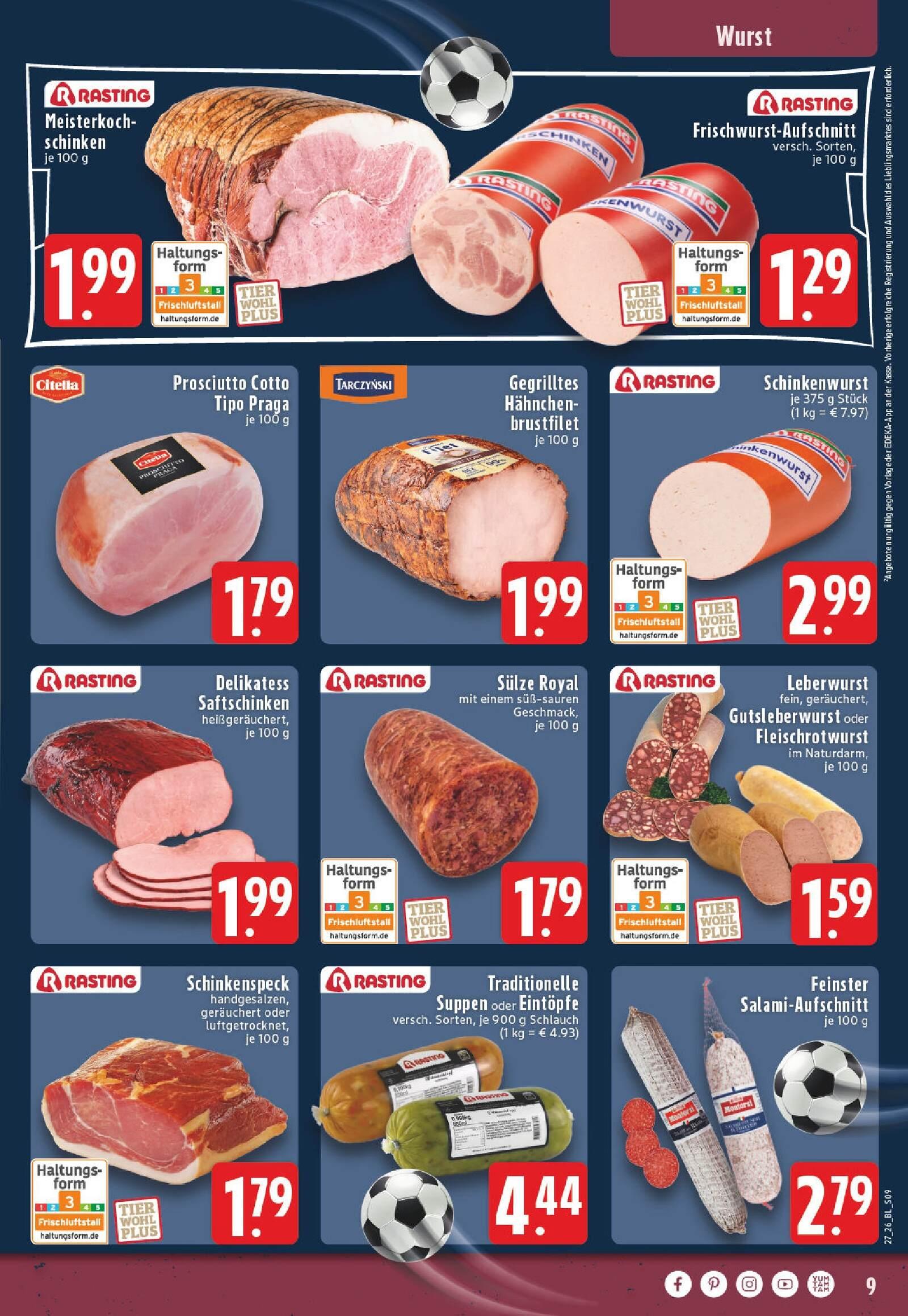 Edeka Prospekt ab Montag - Nordrhein - Westfalen Seite 9