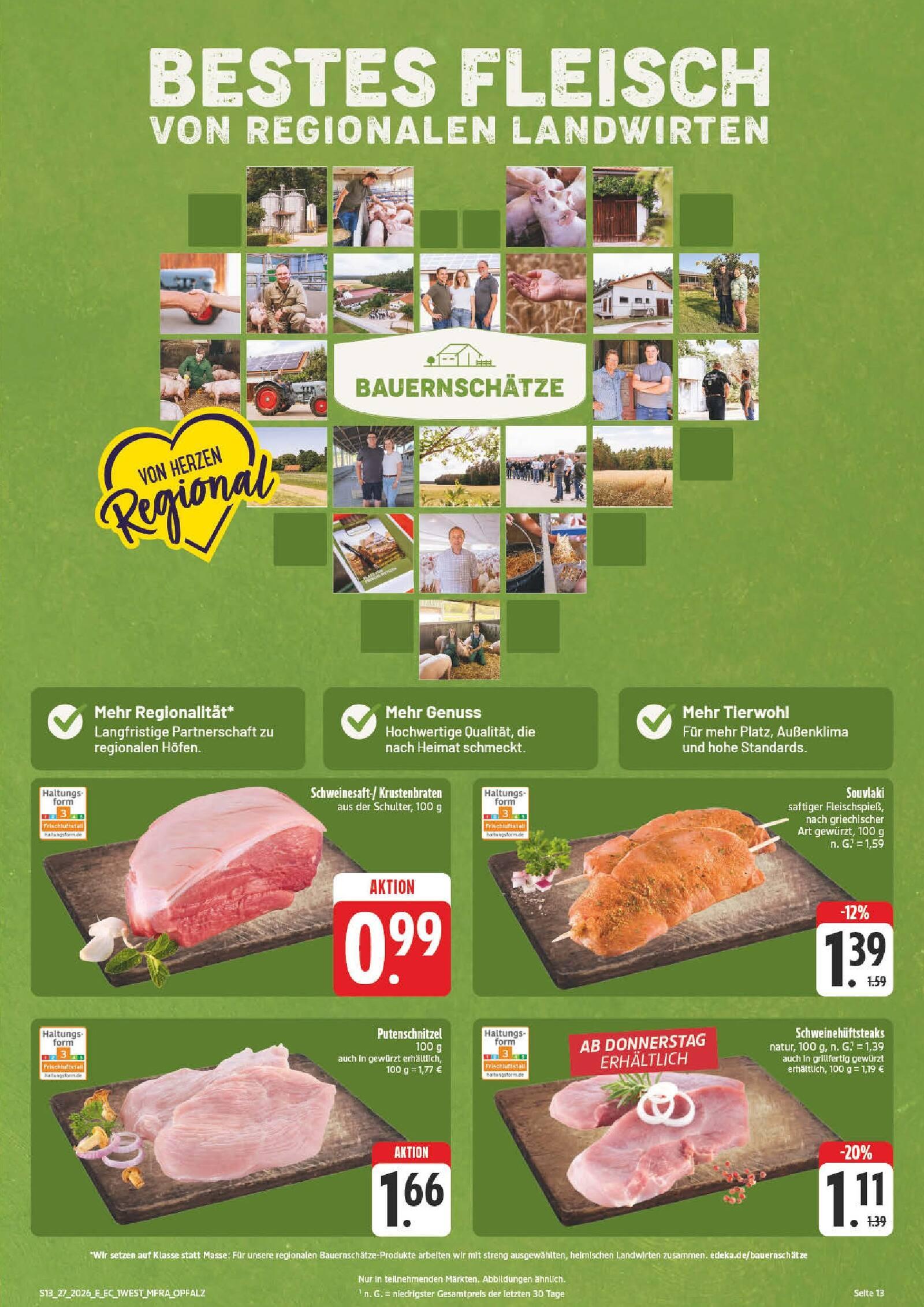 Edeka Prospekt ab Montag - Bayern Nord Seite 13