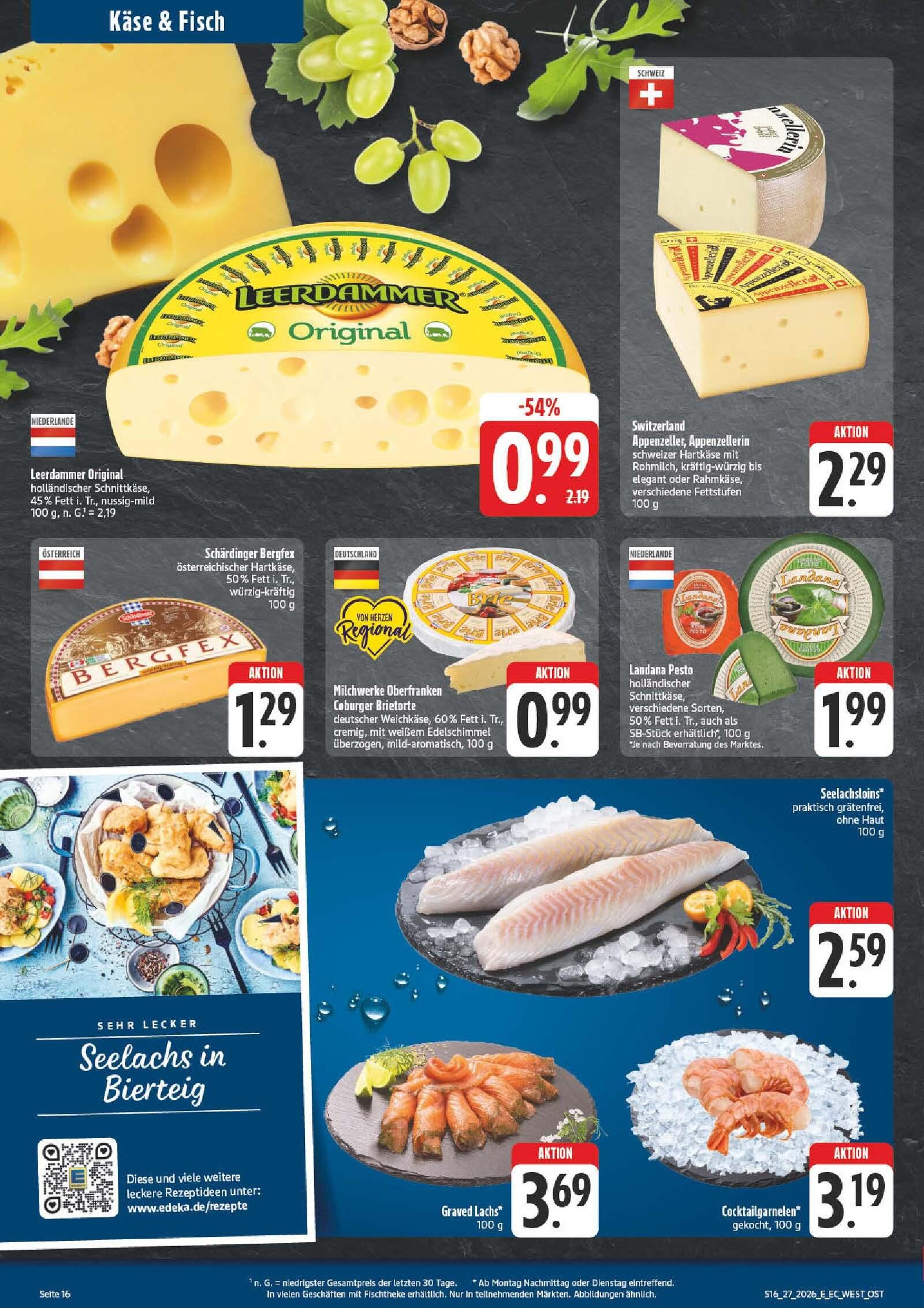 Edeka Prospekt ab Montag - Bayern Nord Seite 16