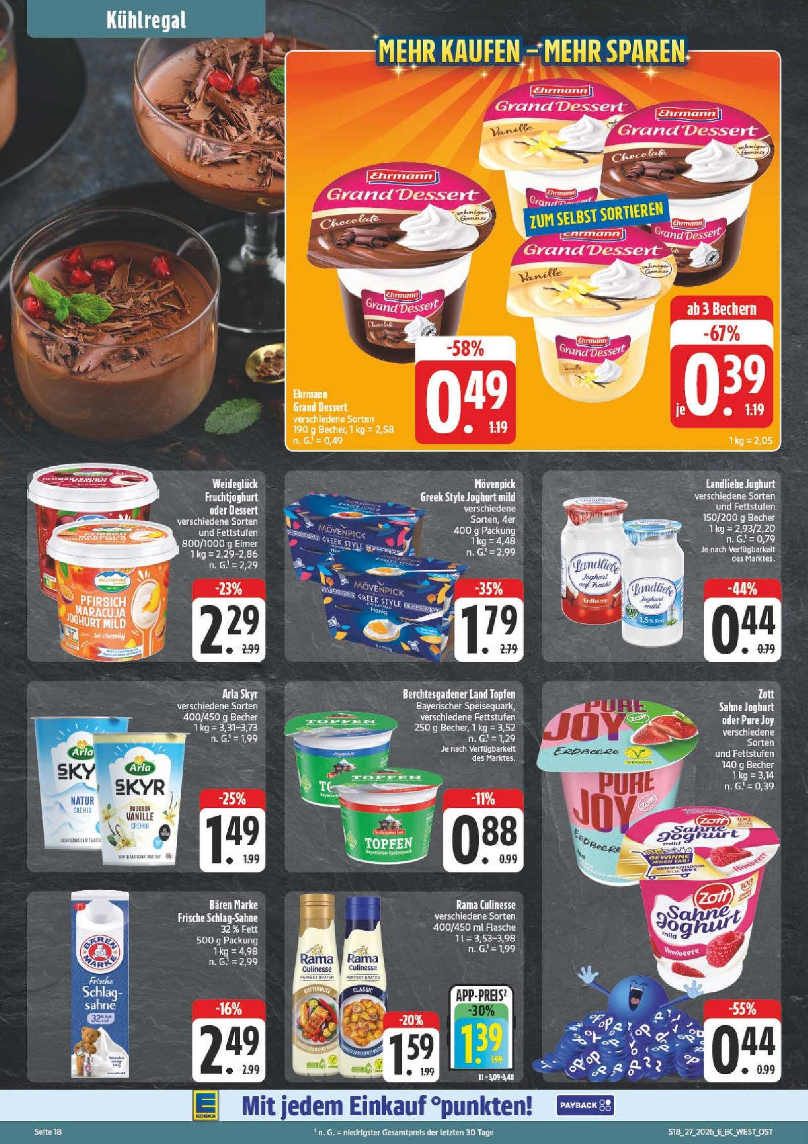 Edeka Prospekt ab Montag - Bayern Nord Seite 18