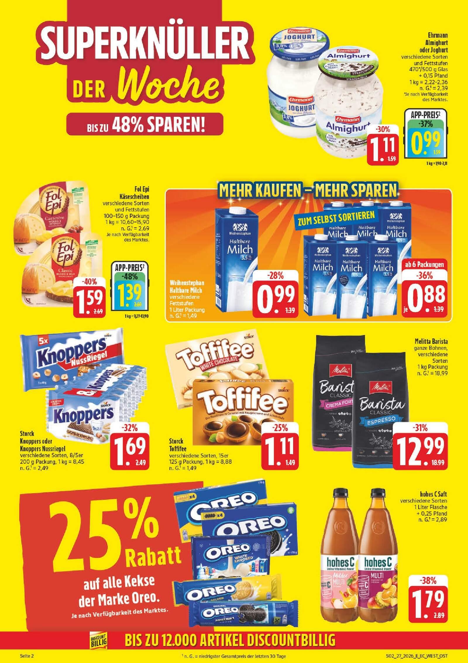 Edeka Prospekt ab Montag - Bayern Nord Seite 2