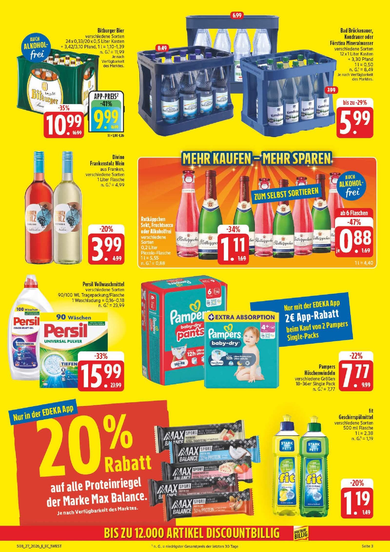 Edeka Prospekt ab Montag - Bayern Nord Seite 3