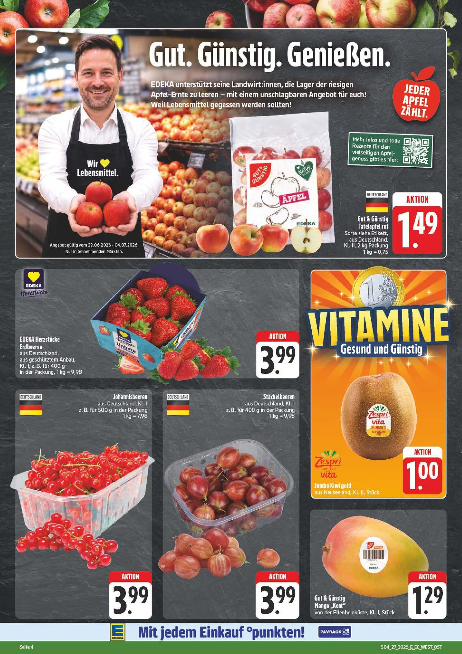 Edeka Prospekt ab Montag - Bayern Nord Seite 4