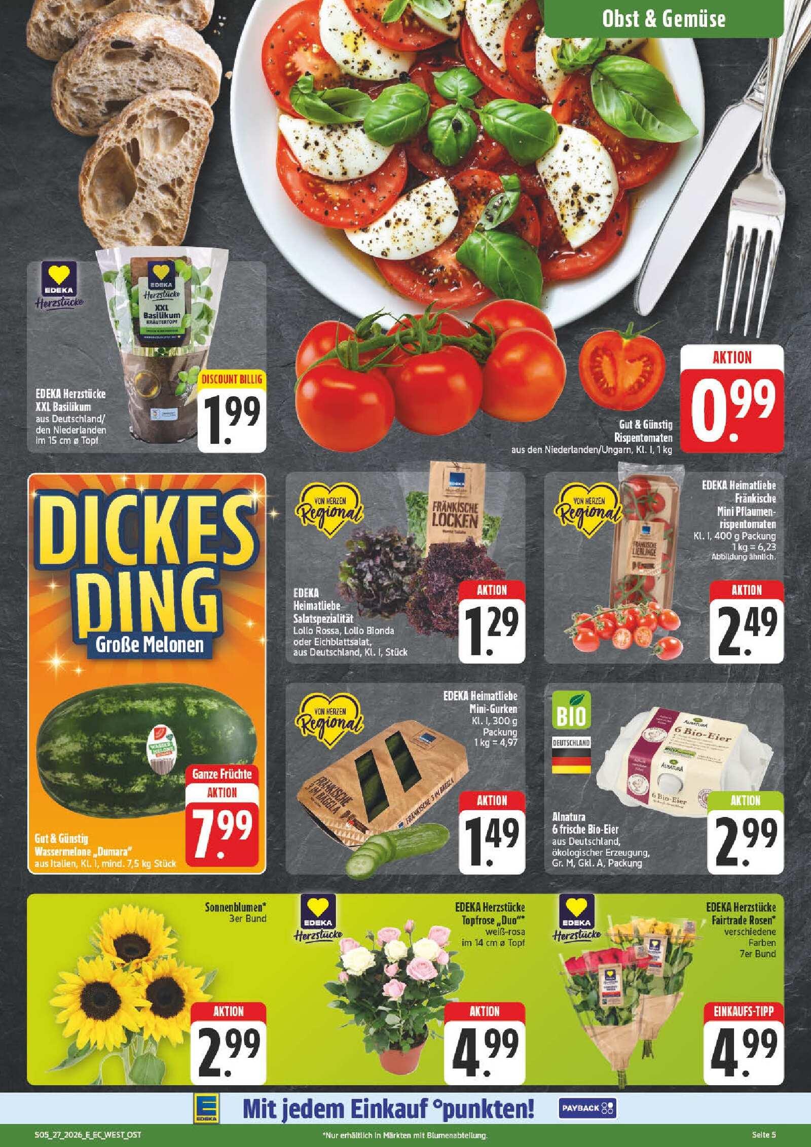 Edeka Prospekt ab Montag - Bayern Nord Seite 5