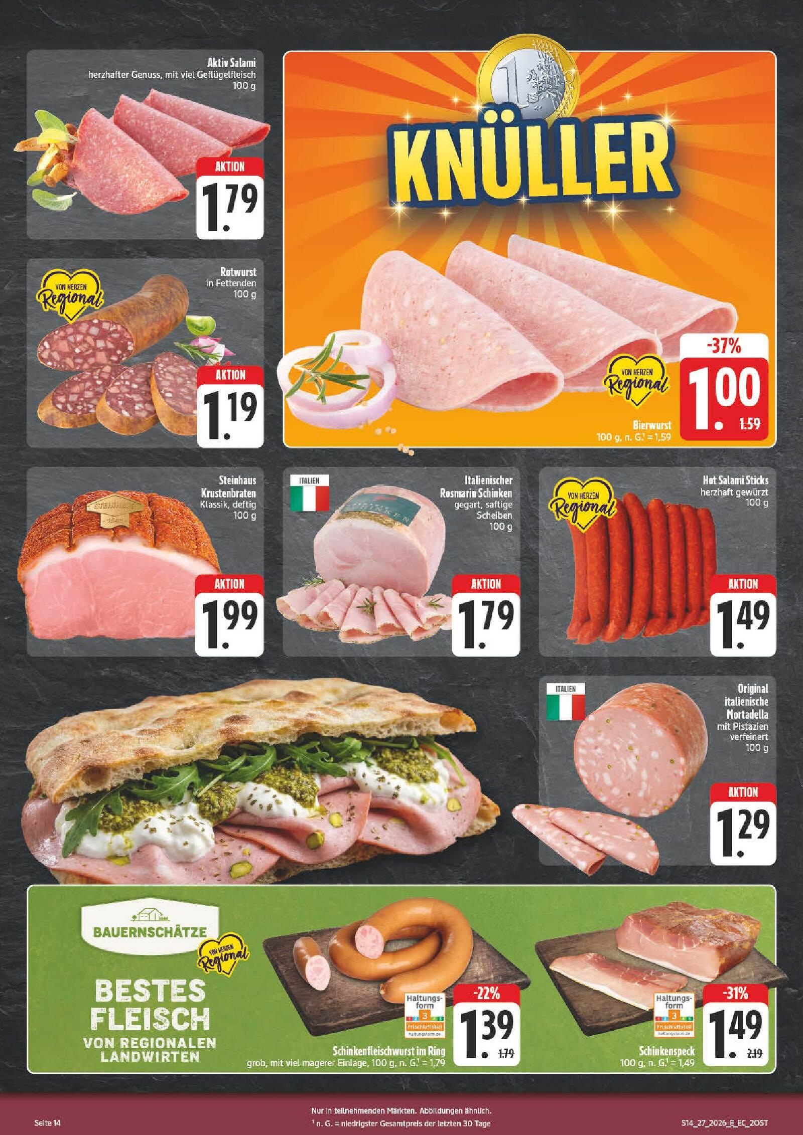 Edeka Prospekt ab Montag - Sachsen Seite 16