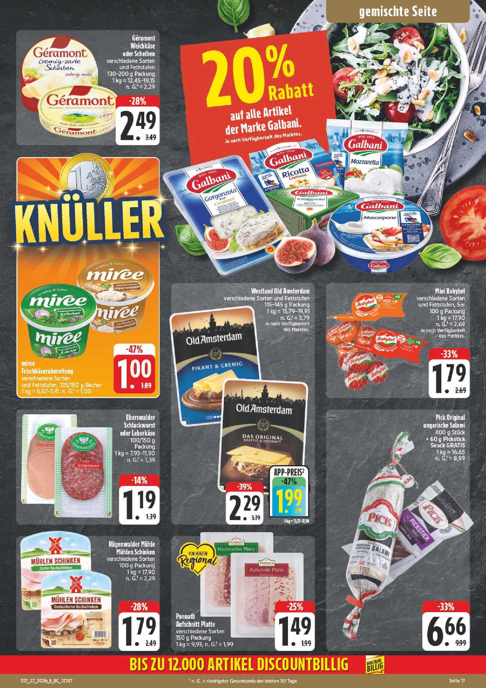 Edeka Prospekt ab Montag - Sachsen Seite 19