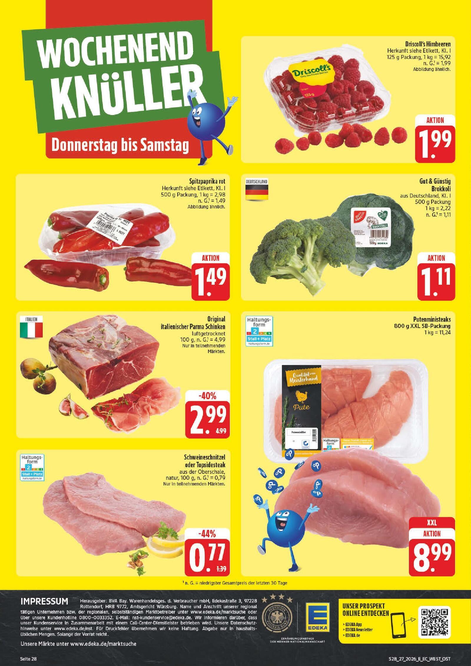 Edeka Prospekt ab Montag - Sachsen Seite 30